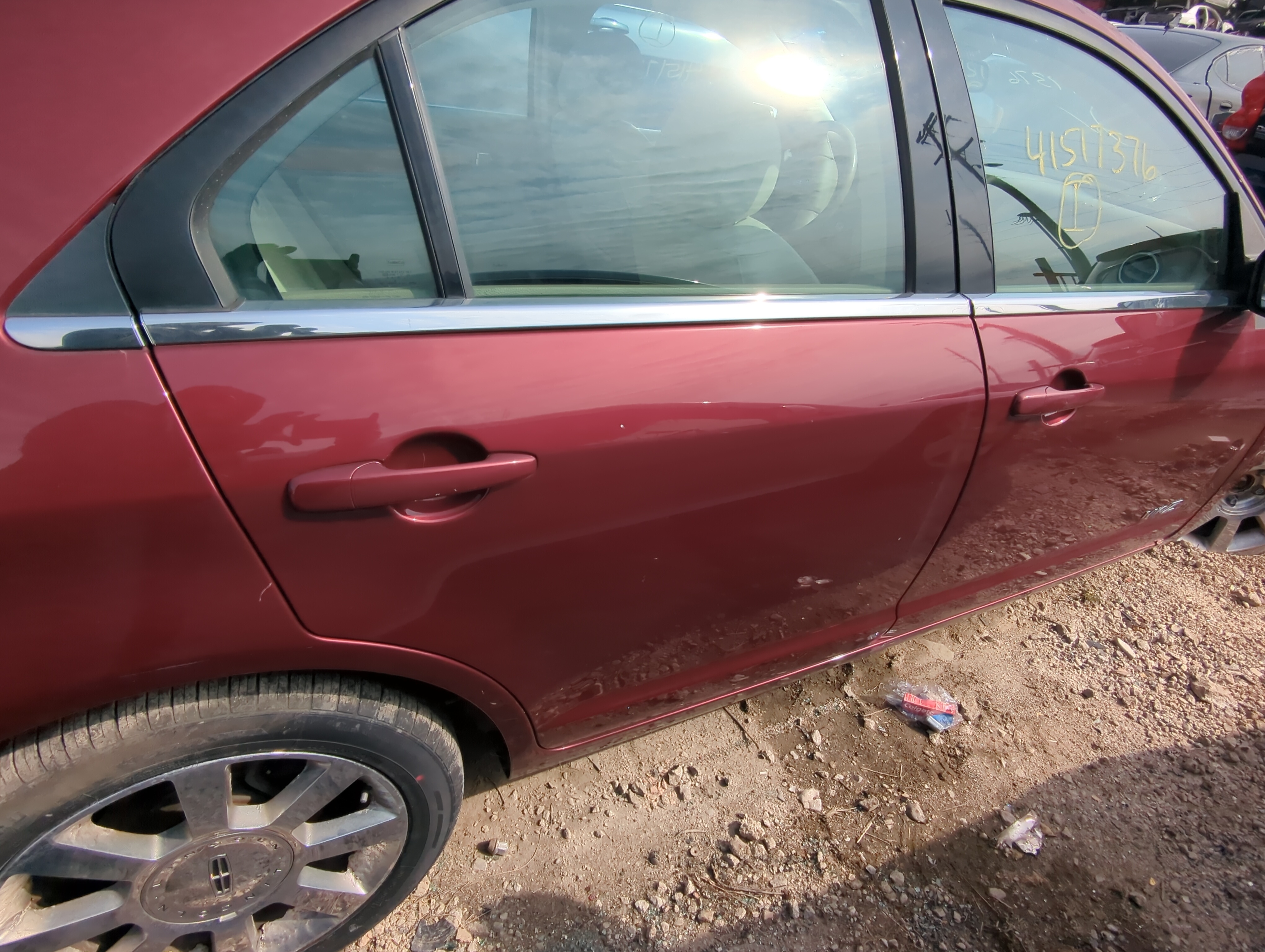 2007-2012 Lincoln Mkz Passenger Rear Door Oem 846412 - Oemusedautoparts1.com