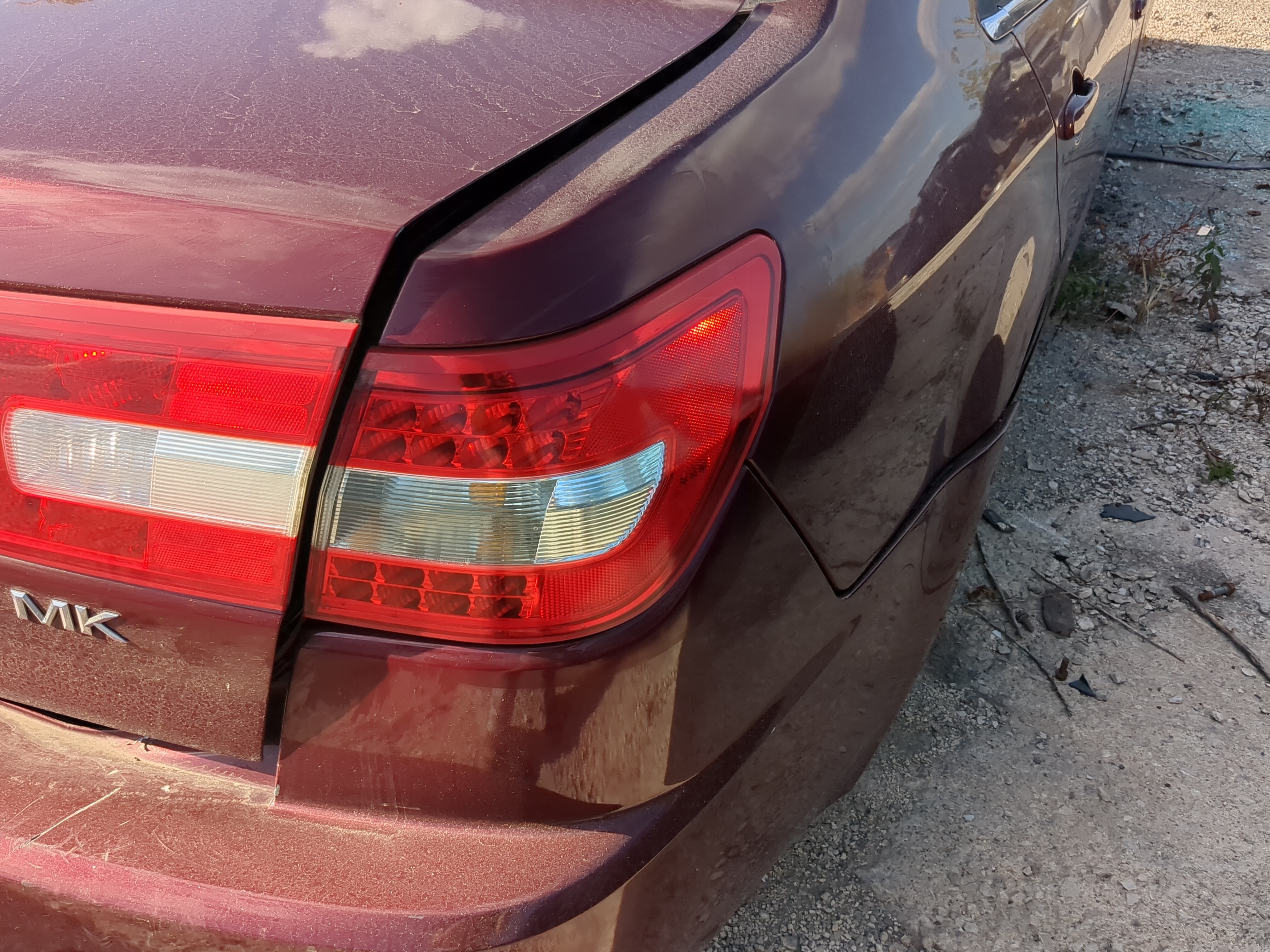 2007-2009 Lincoln Mkz Passenger Right Side Tail Light Taillight Oem 846437 - Oemusedautoparts1.com