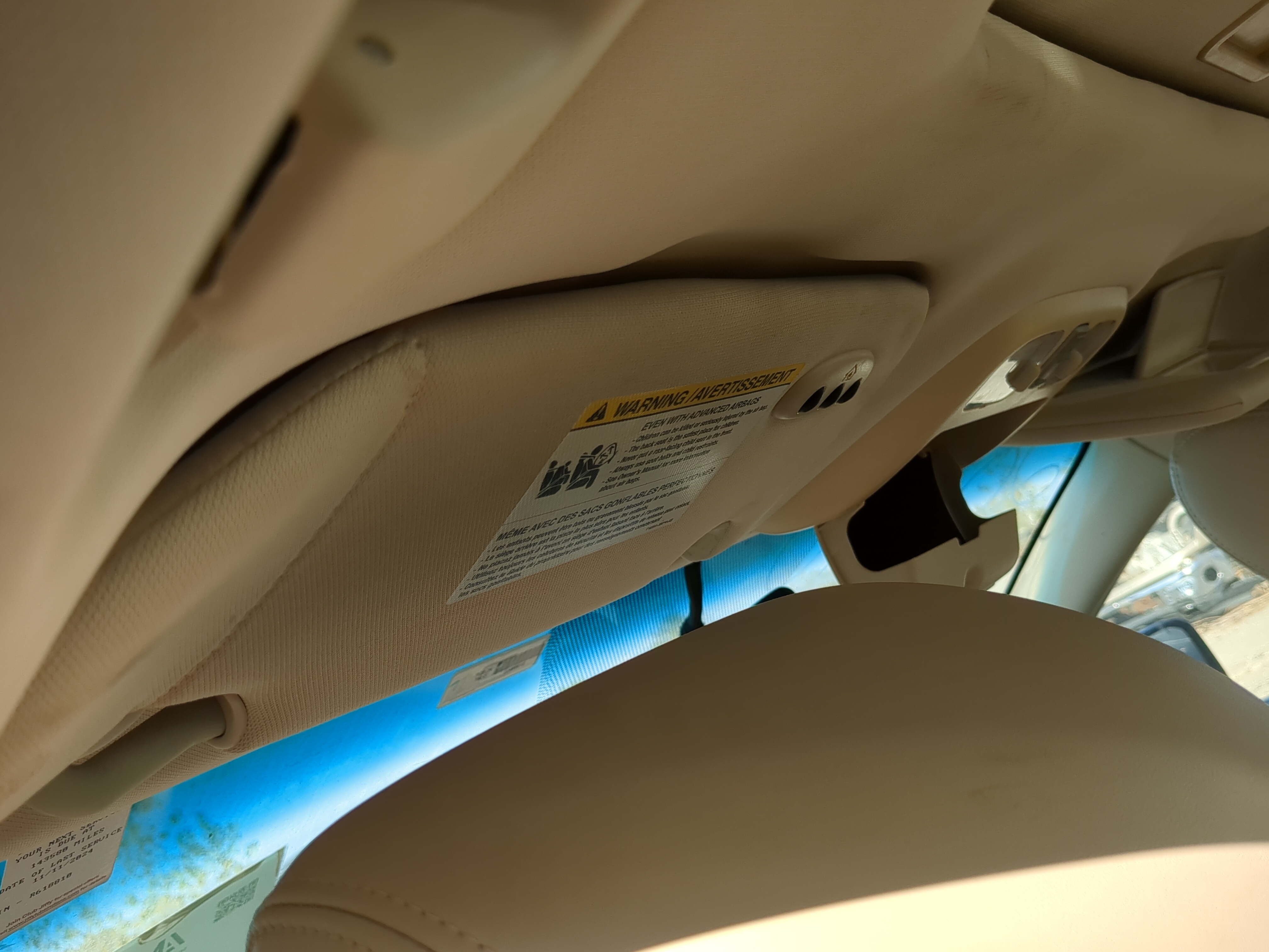 2007-2009 Lincoln Mkz Driver Sun Visor Mirror Left Sunvisor 846446 - Oemusedautoparts1.com