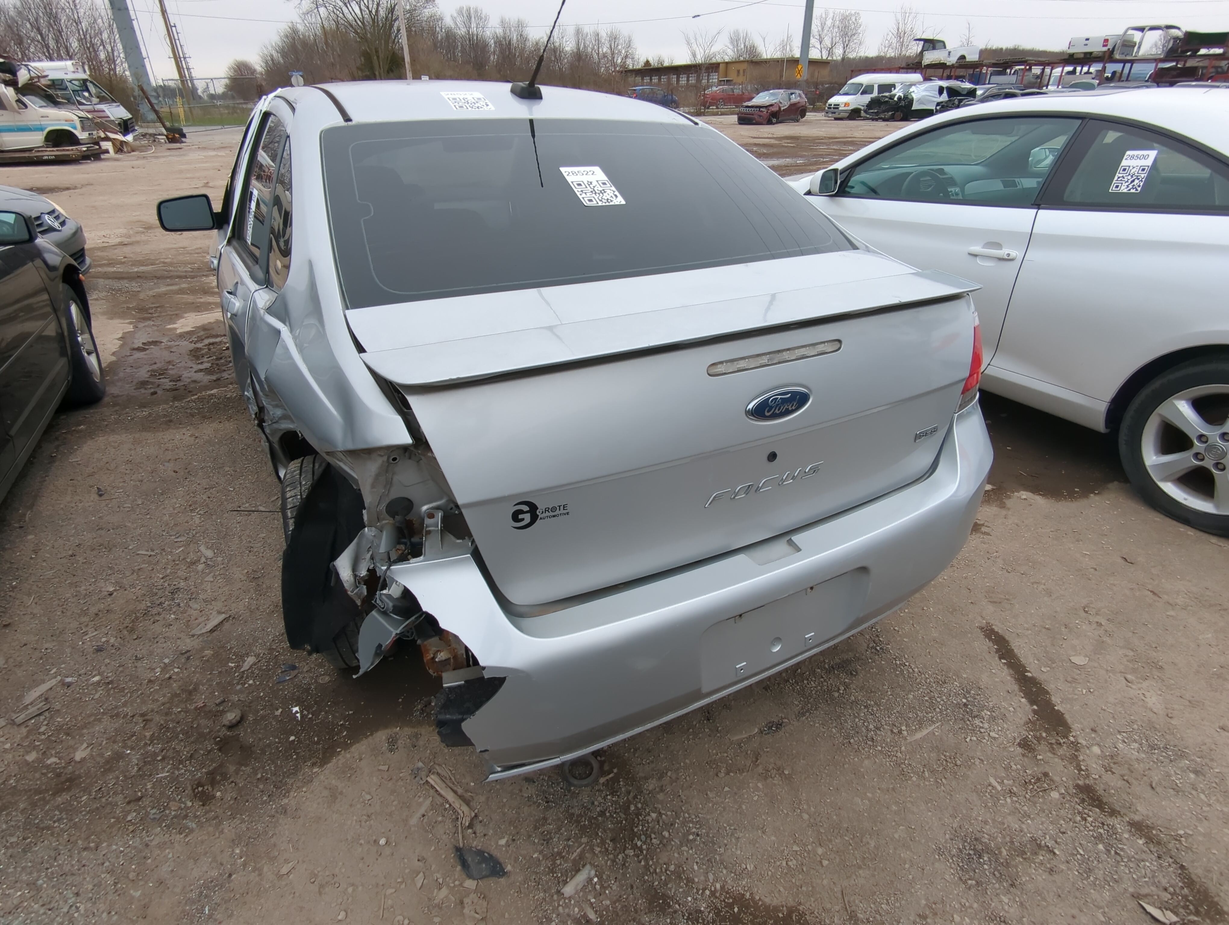2008-2009 Ford Focus Trunk/decklid/hatch/tailgate Oem 846862 - Oemusedautoparts1.com