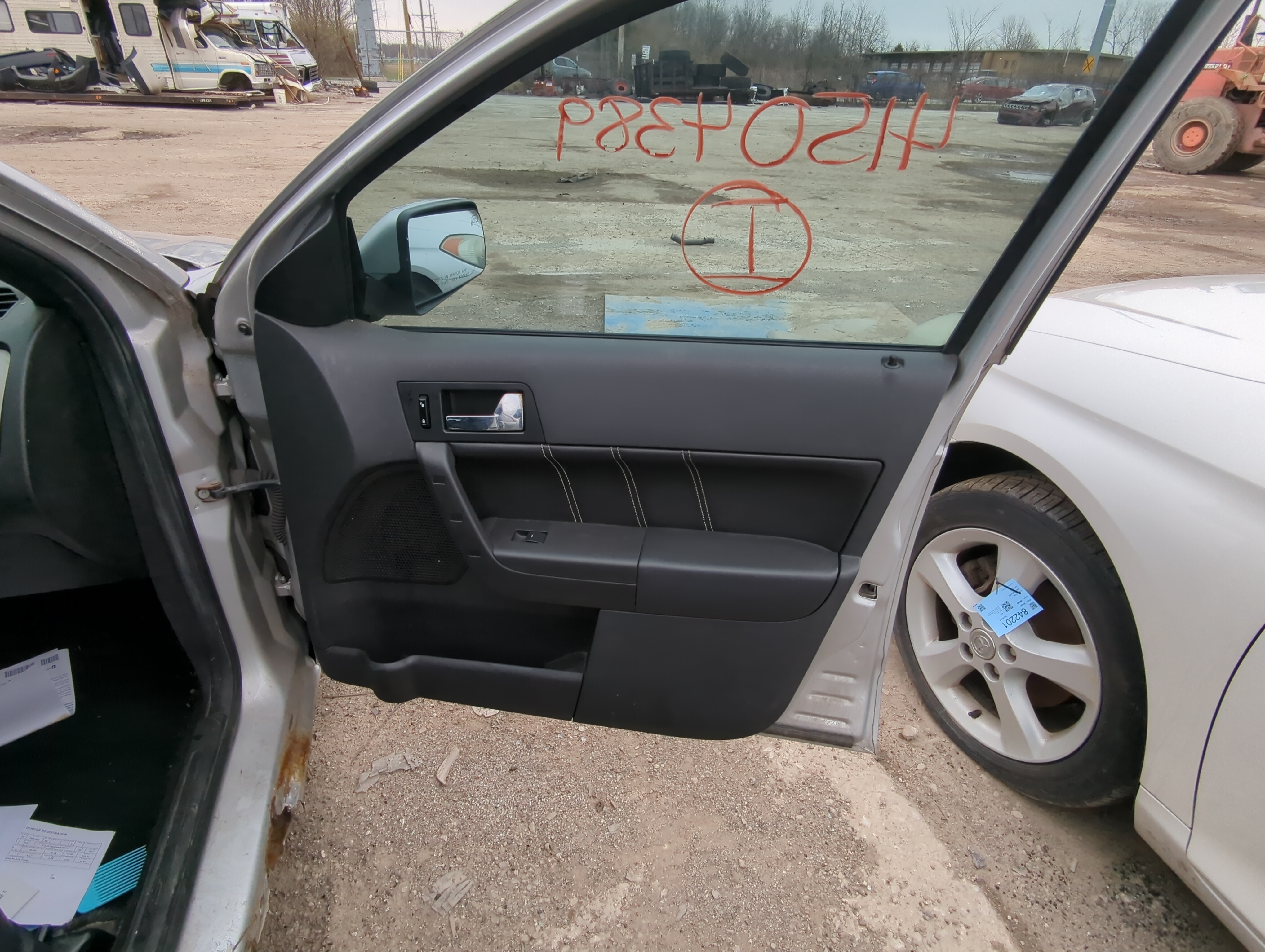 Picture of 2009 Ford Focus Front Right Passenger Interior Door Panel Trim 846917