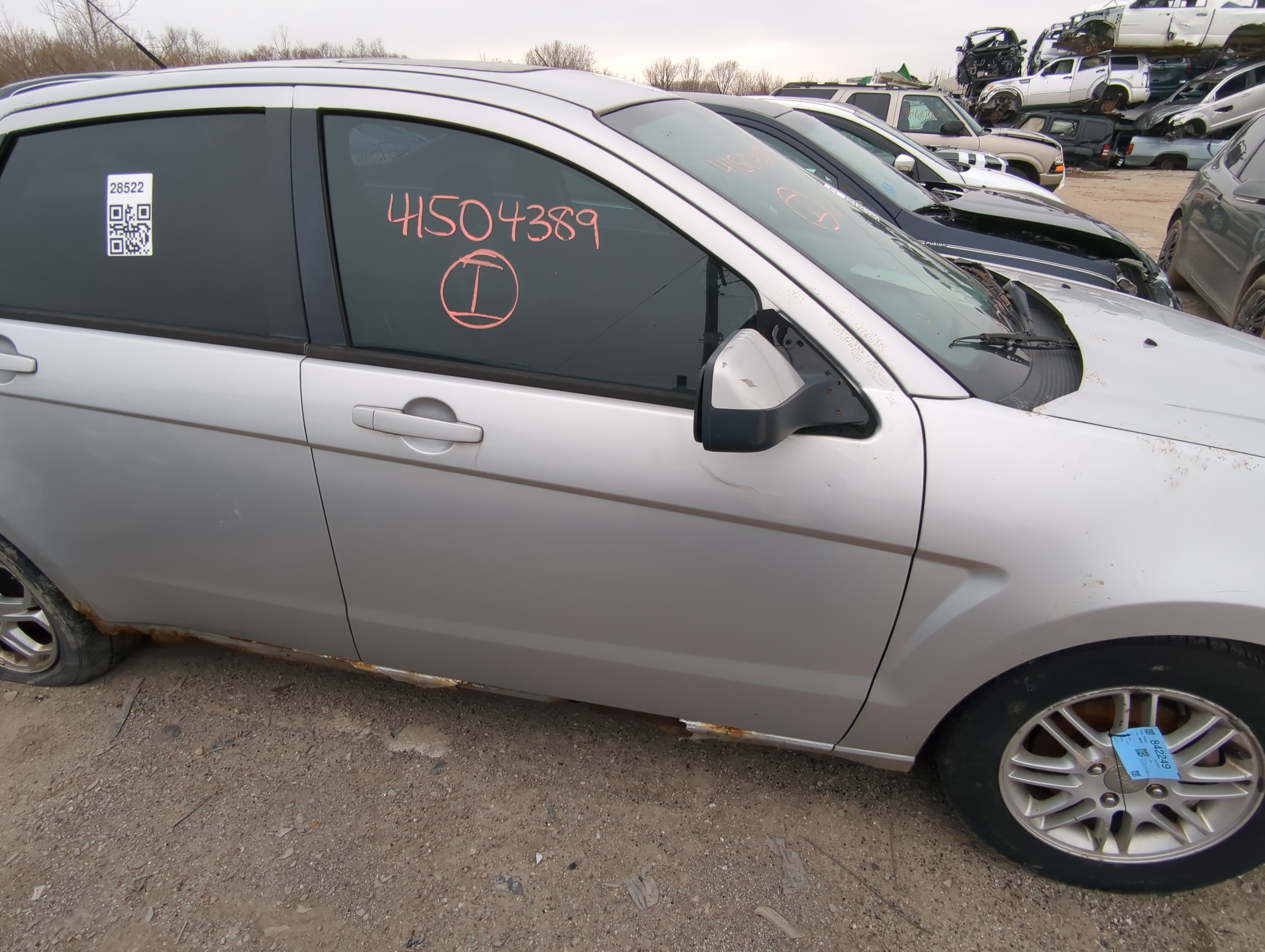 Picture of 2008-2010 Ford Focus Passenger Front Door Oem 846944