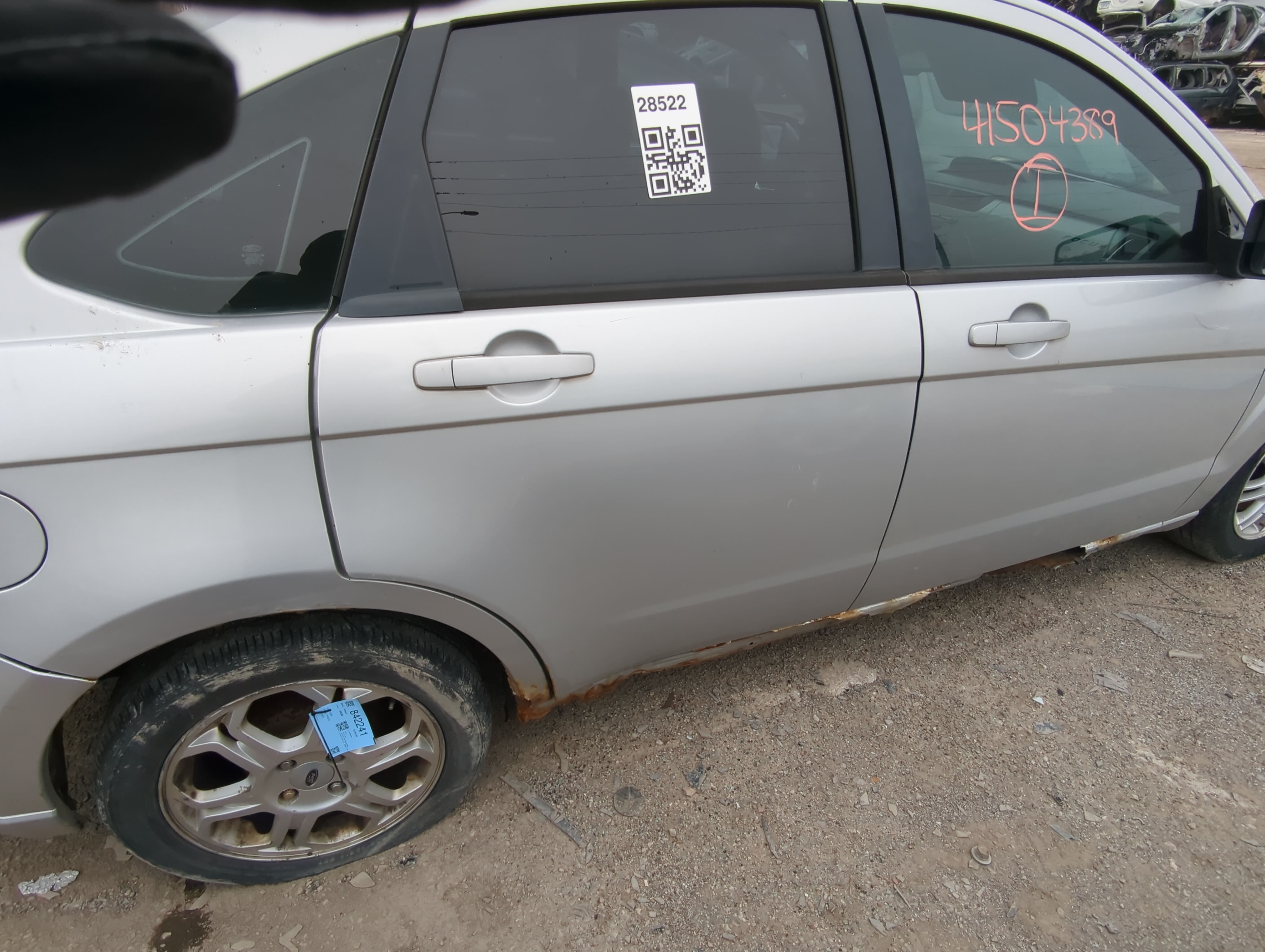 Picture of 2008-2011 Ford Focus Passenger Rear Door Oem 846955