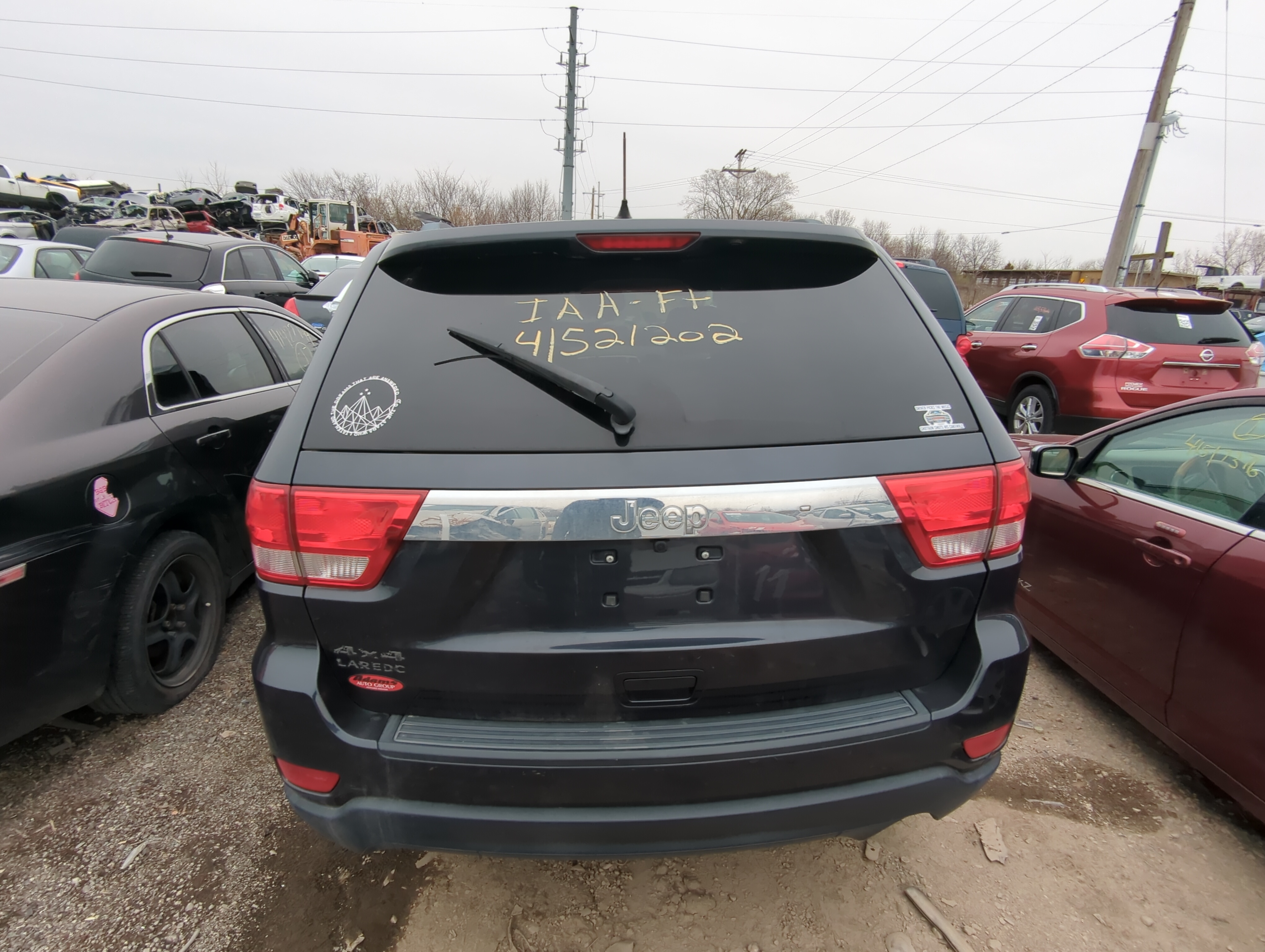 2011-2013 Jeep Grand Cherokee Trunk/decklid/hatch/tailgate Oem 847282 - Oemusedautoparts1.com