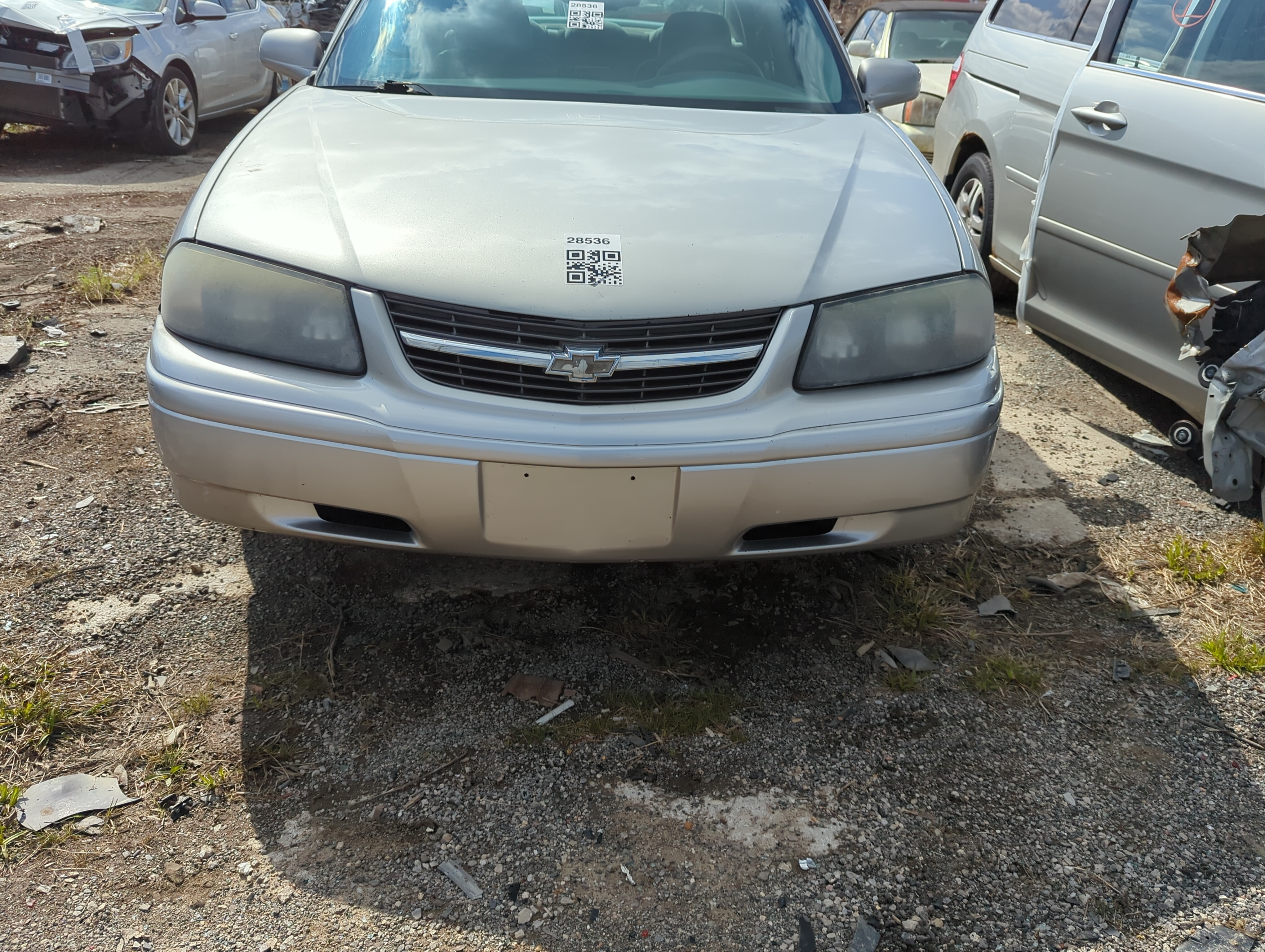 Picture of 2000-2005 Chevrolet Impala Front Bumper Grille 847374