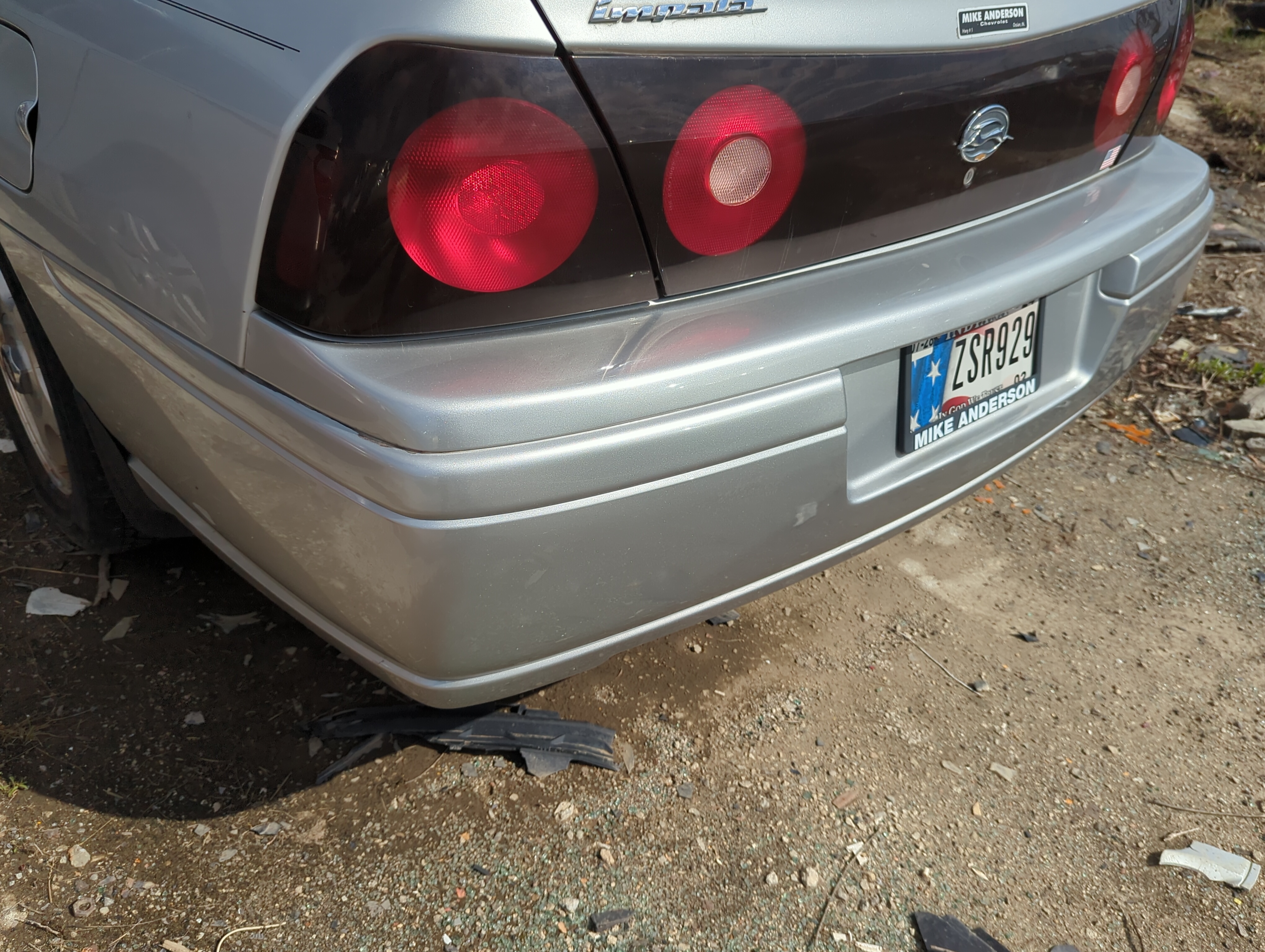 Picture of 2004-2005 Chevrolet Impala Rear Bumper Assembly Oem 847485