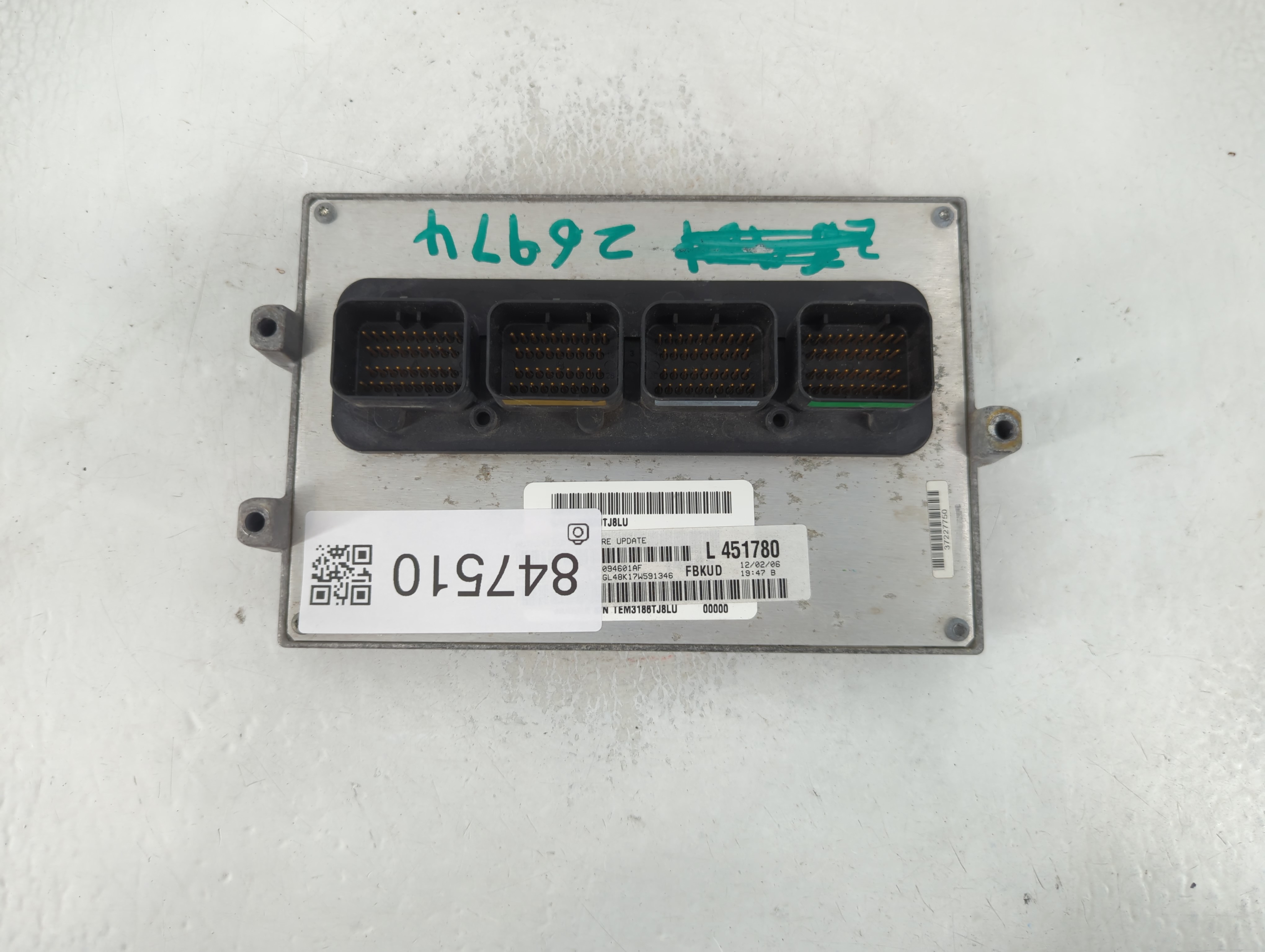 Picture of 2010-2010 Dodge Nitro Engine Control Computer Ecu Pcm Ecm Pcu Oem 847510