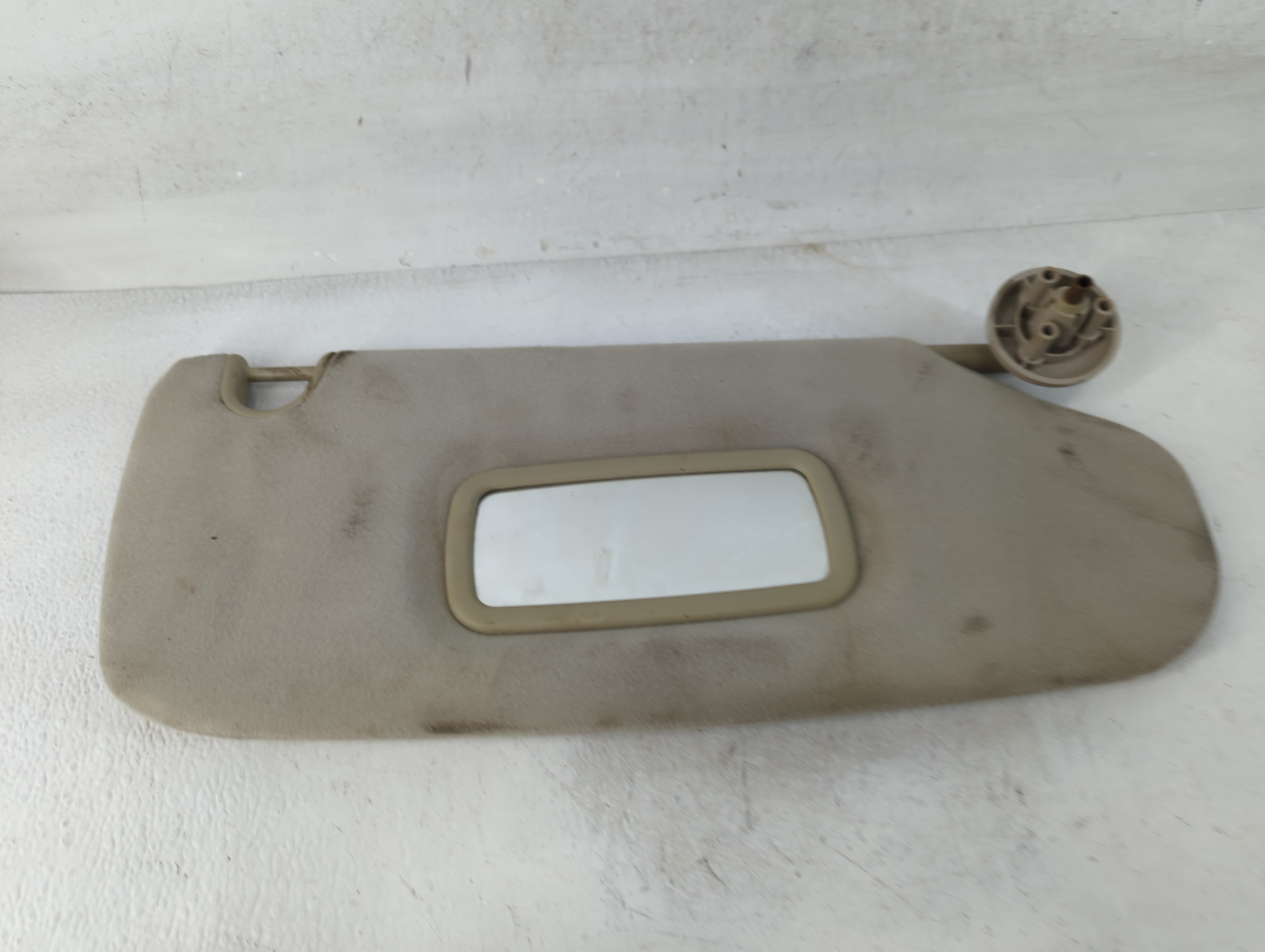 2006-2008 Dodge Ram 1500 Passenger Sun Visor Mirror Right Sunvisor Grey 847849 - Oemusedautoparts1.com