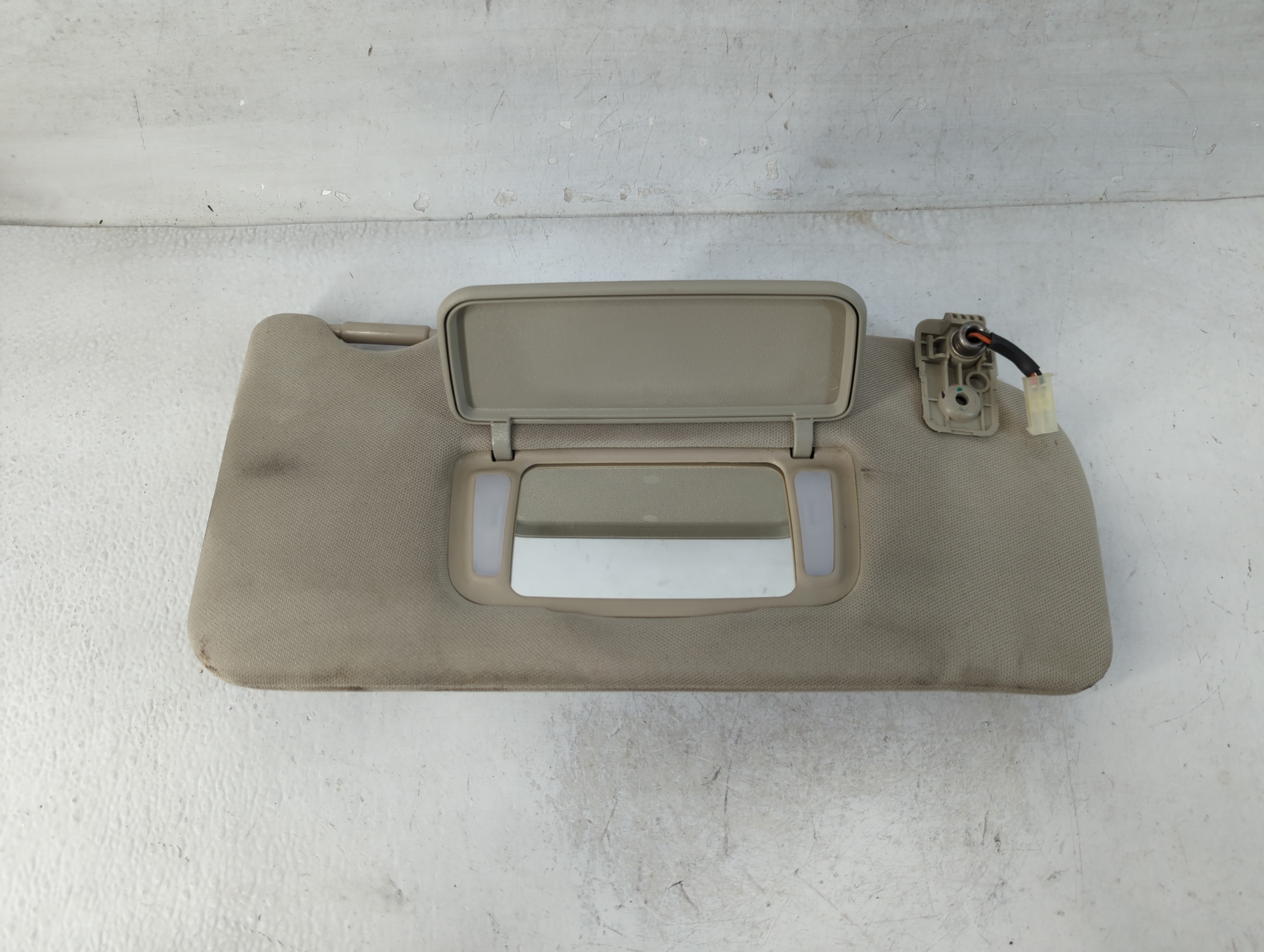 2007-2008 Nissan Altima Passenger Sun Visor Mirror Right Sunvisor Grey 847874 - Oemusedautoparts1.com