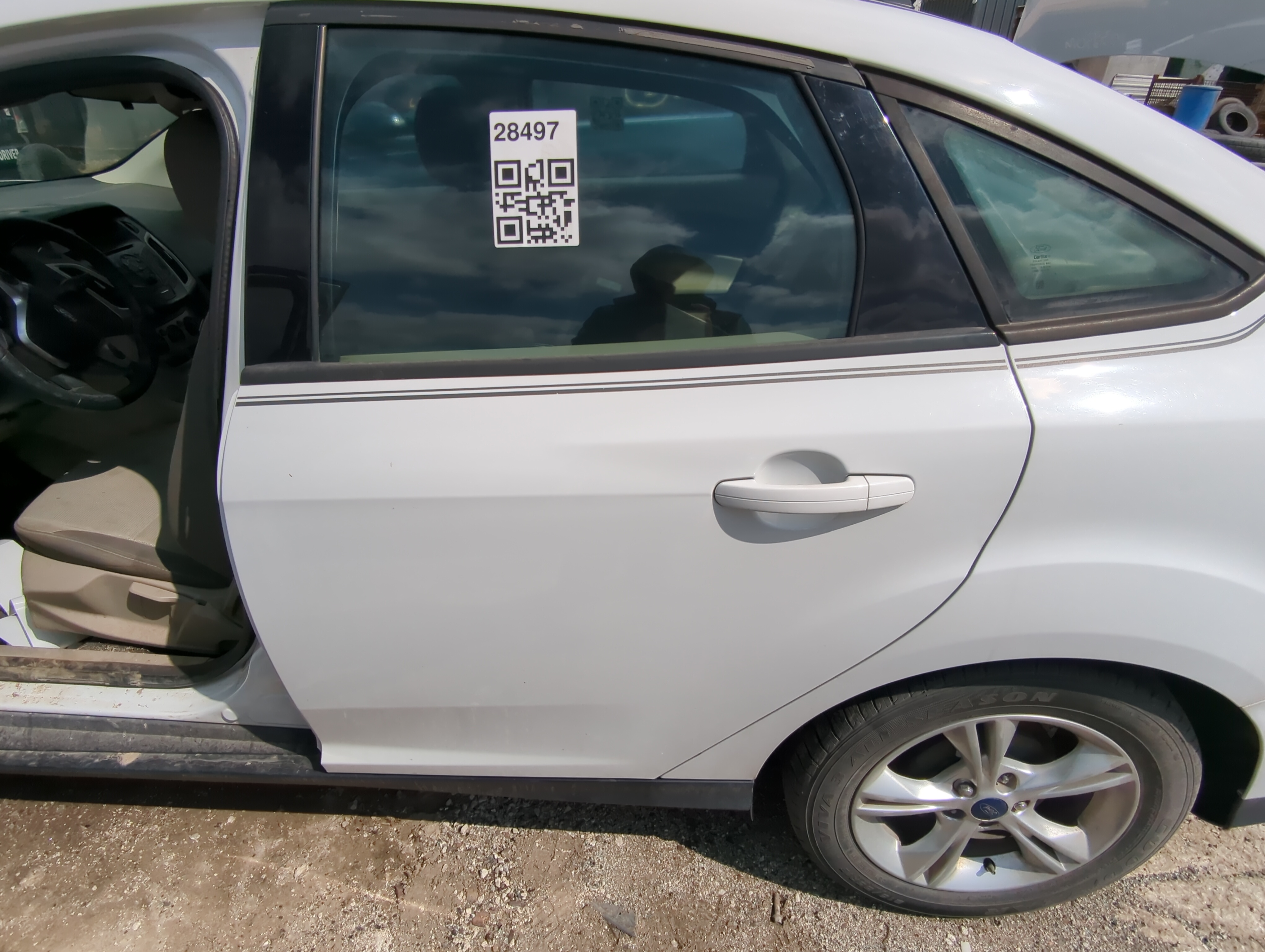 2012-2018 Ford Focus Driver Rear Door Oem 849535 - Oemusedautoparts1.com