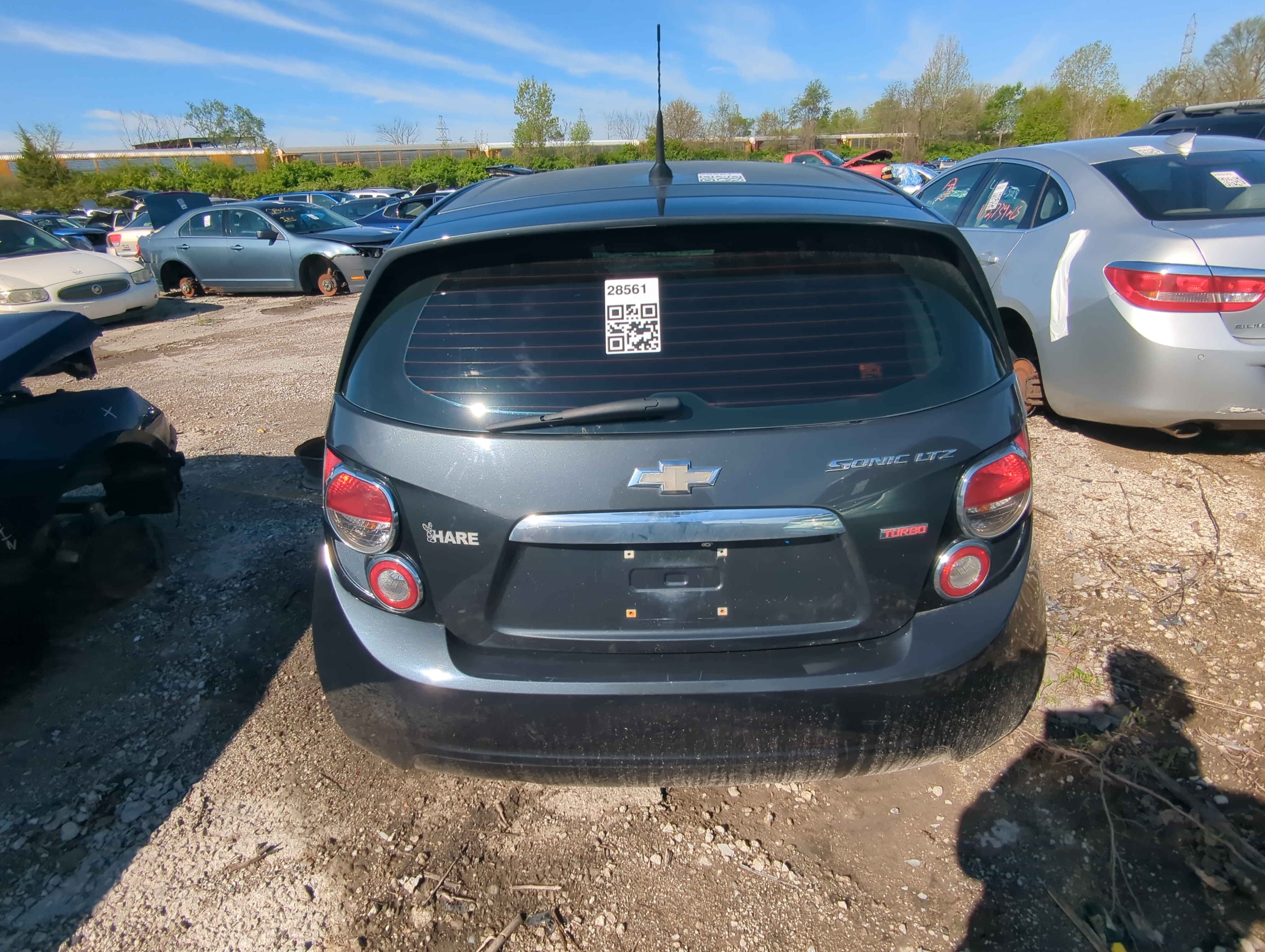 2012-2018 Chevrolet Sonic Trunk/decklid/hatch/tailgate Oem 849723 - Oemusedautoparts1.com