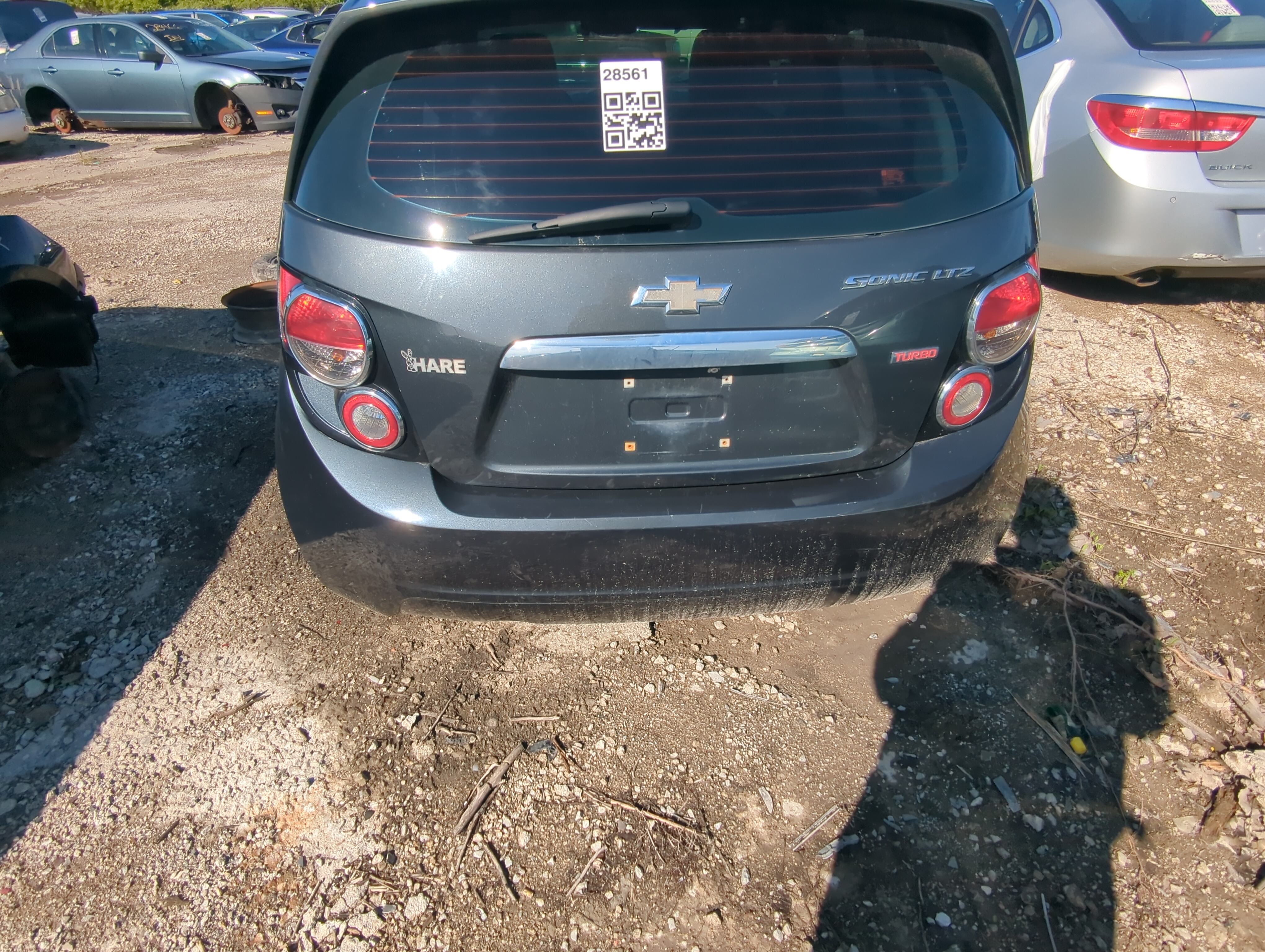 2012-2016 Chevrolet Sonic Rear Bumper Assembly Oem 849735 - Oemusedautoparts1.com