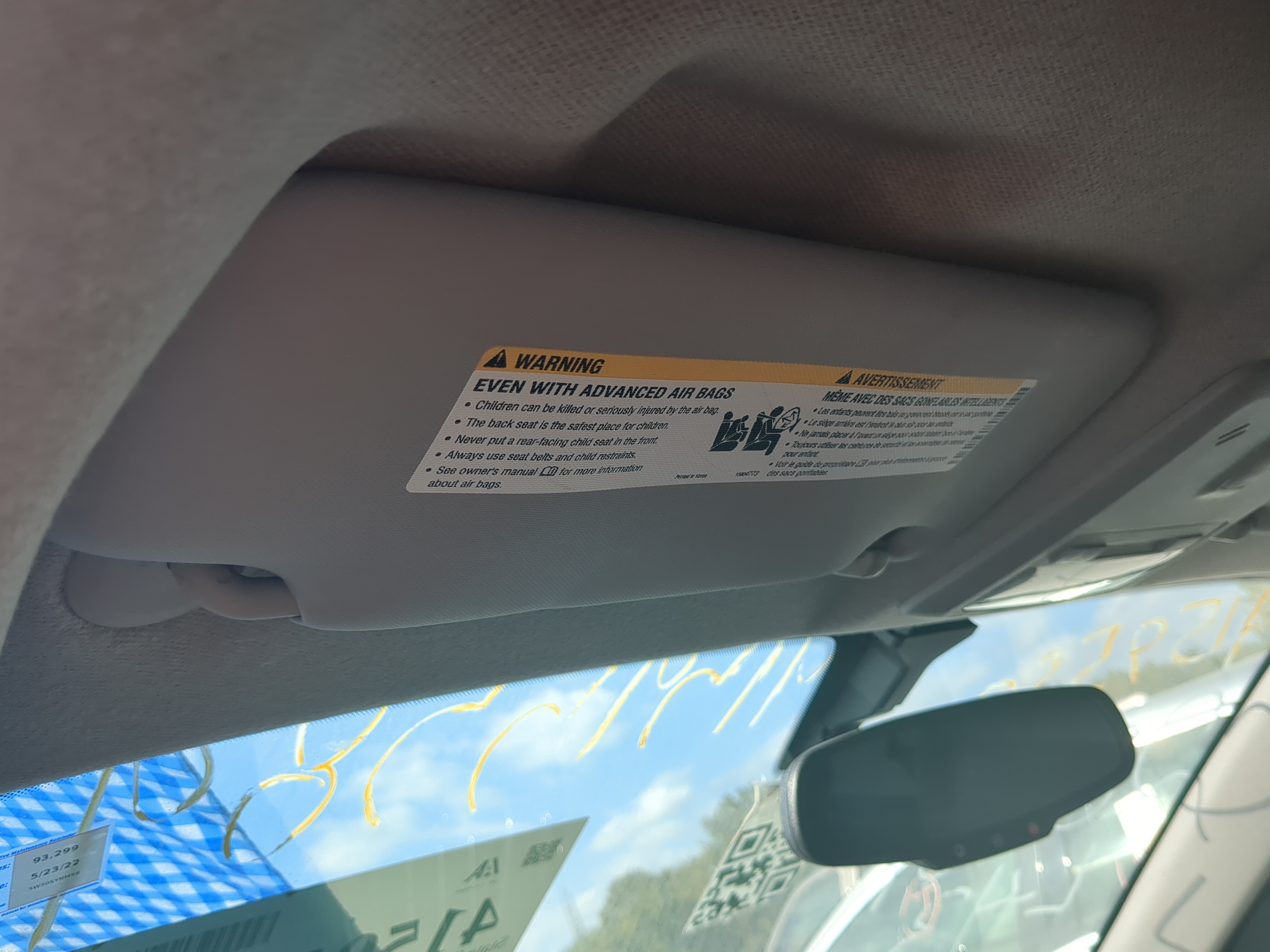 2012-2019 Chevrolet Sonic Driver Sun Visor Mirror Left Sunvisor 849765 - Oemusedautoparts1.com