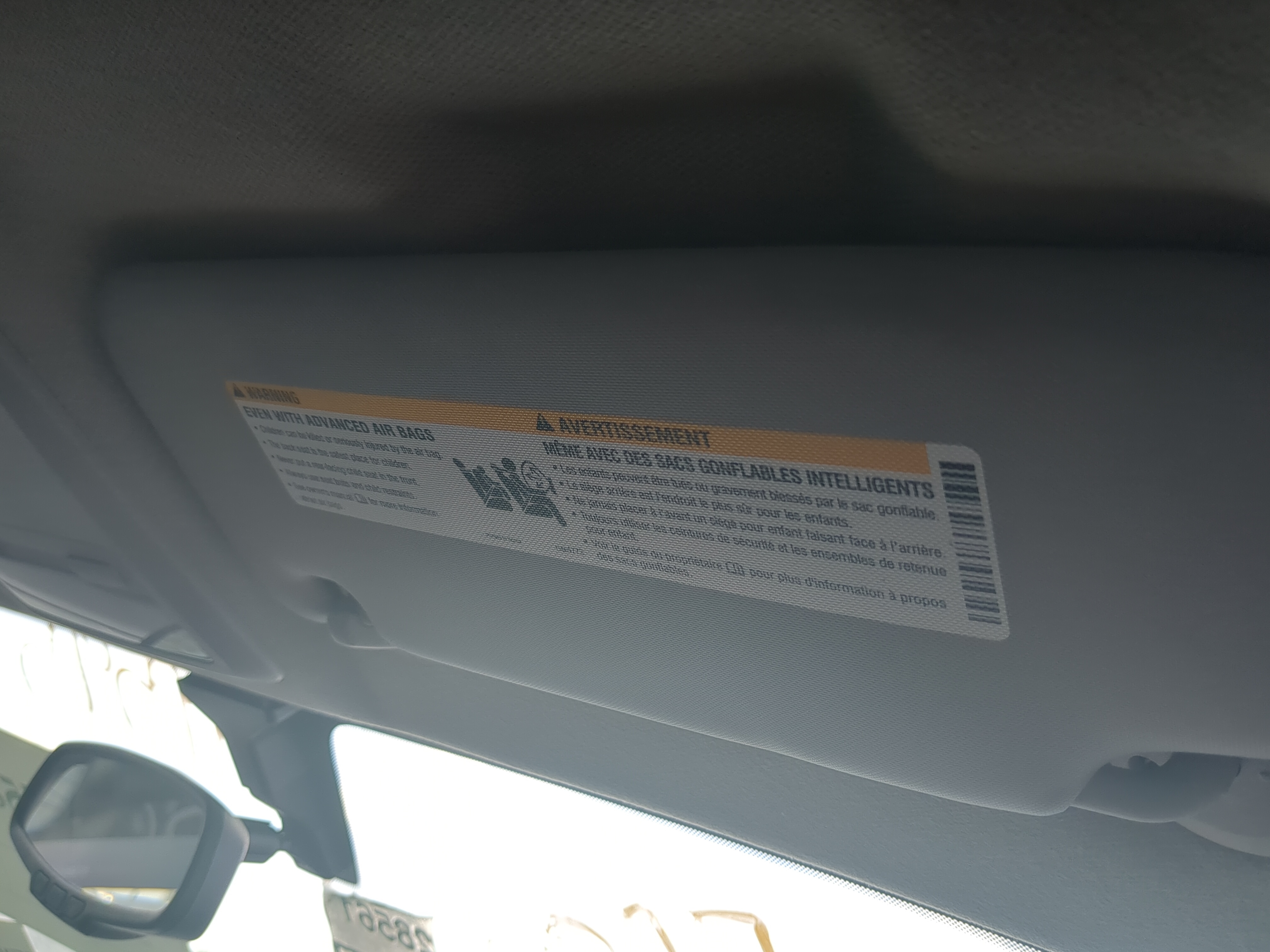 2012-2019 Chevrolet Sonic Passenger Sun Visor Mirror Right Sunvisor 849766 - Oemusedautoparts1.com