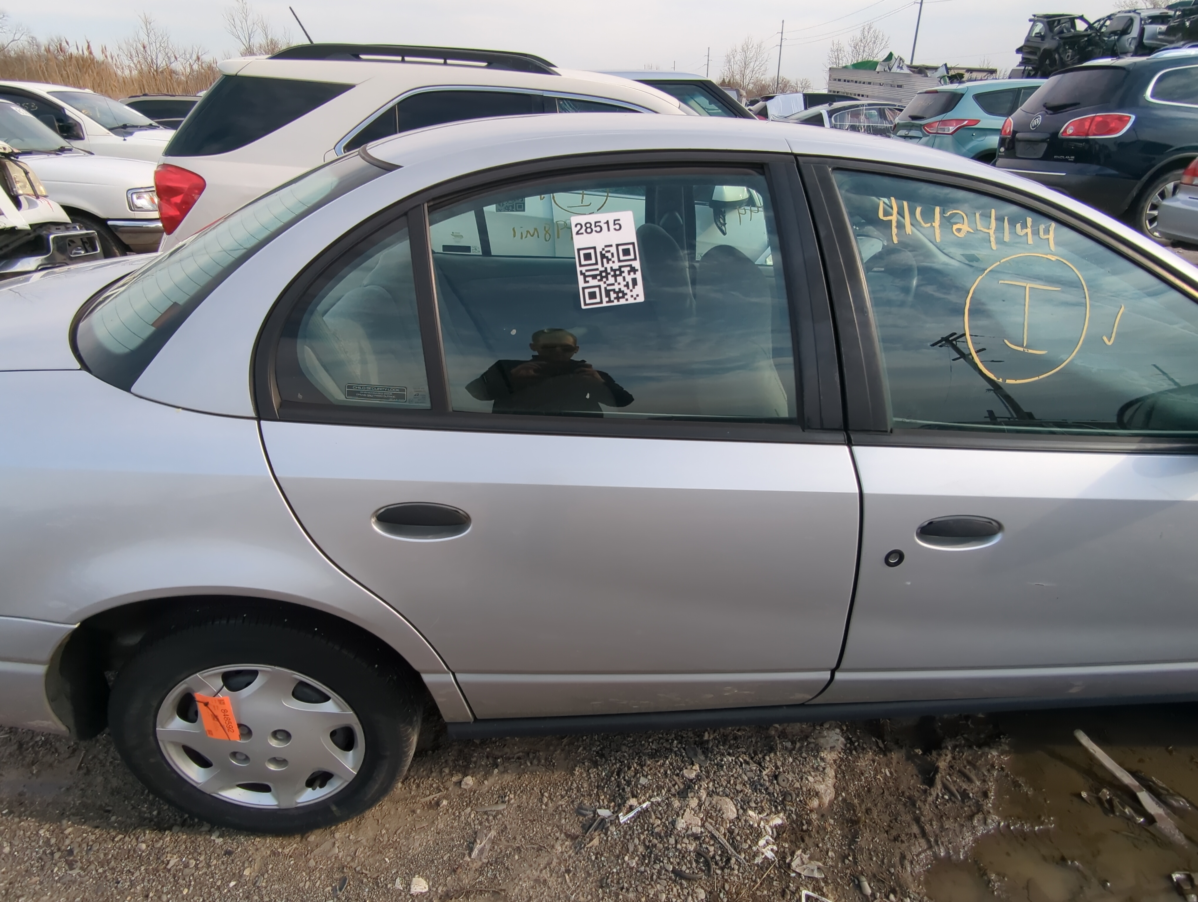 Saturn Saturn S Series Passenger Rear Door Oem 849983 - Oemusedautoparts1.com