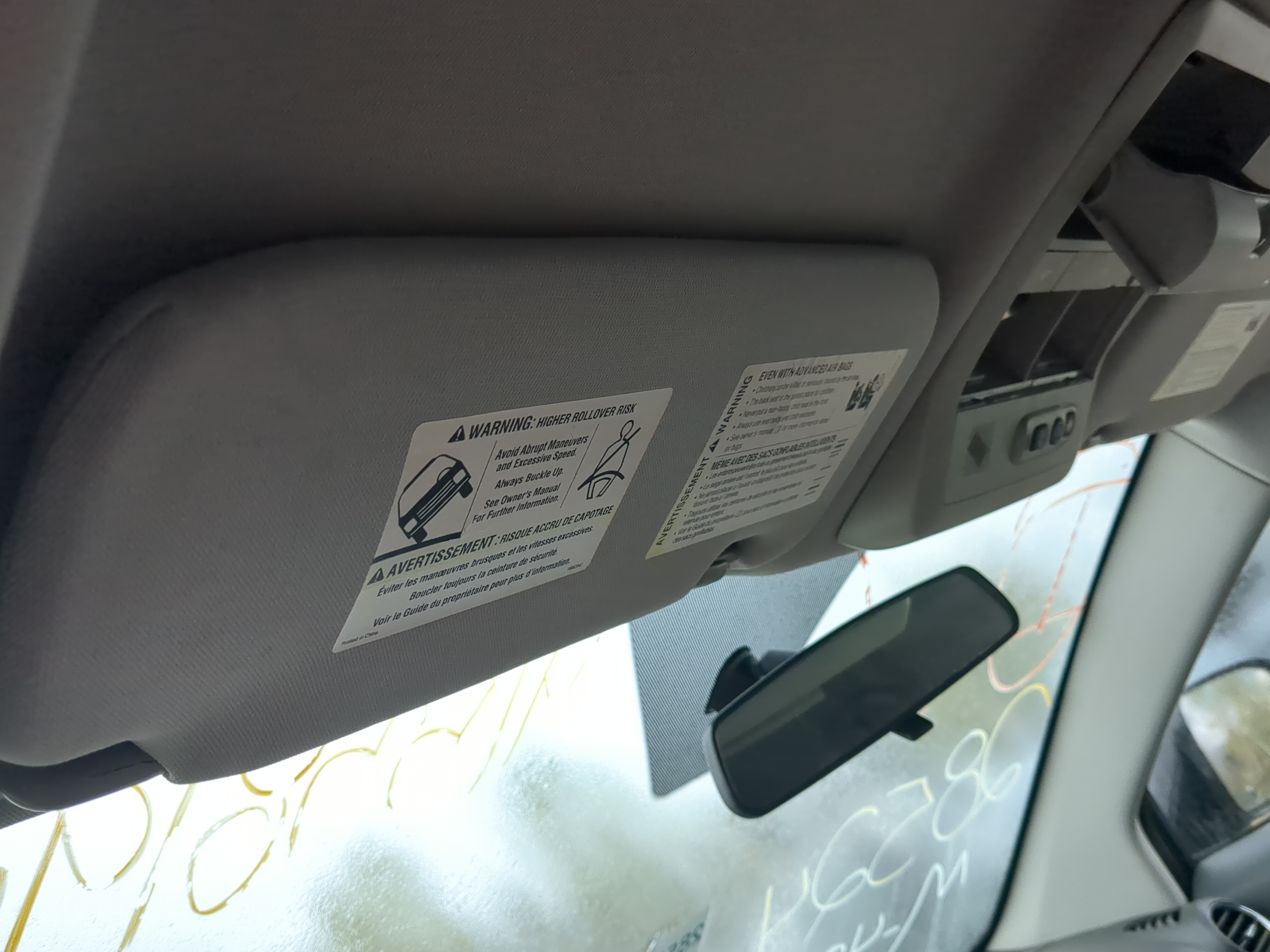 2008-2010 Saturn Vue Driver Sun Visor Mirror Left Sunvisor 851453 - Oemusedautoparts1.com