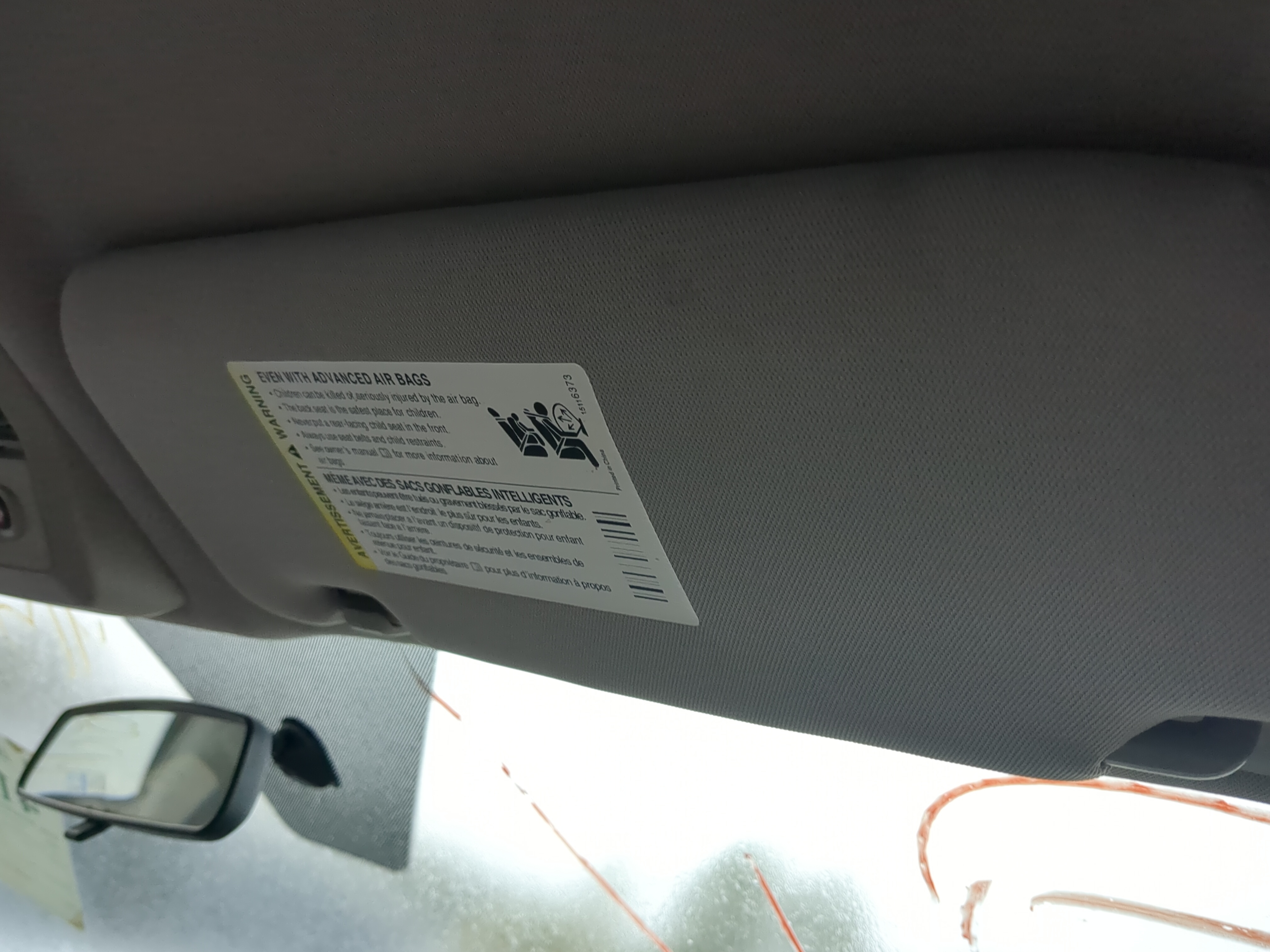 2008-2010 Saturn Vue Passenger Sun Visor Mirror Right Sunvisor 851454 - Oemusedautoparts1.com