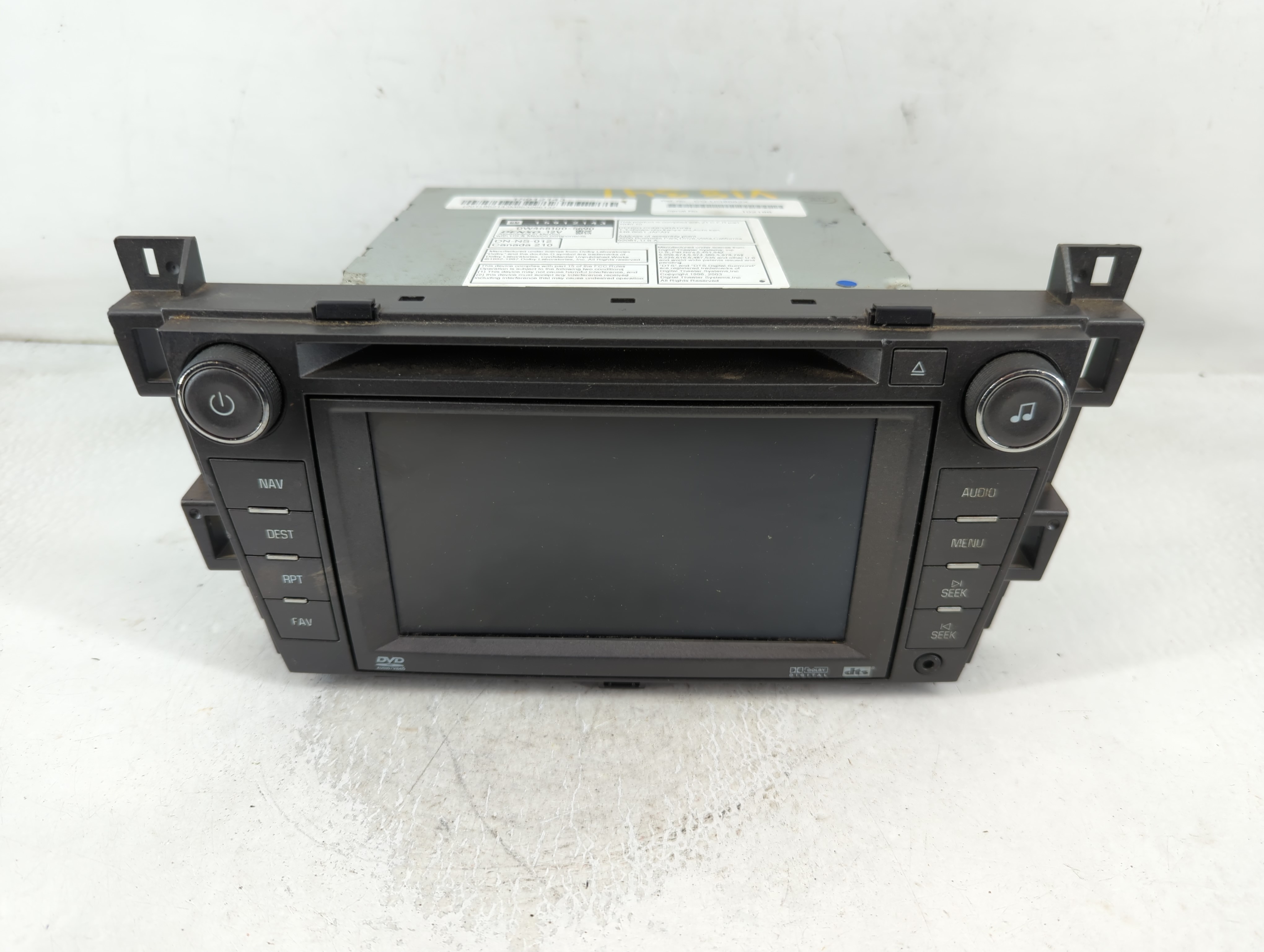 2007-2007 Cadillac Dts Am Fm Cd Player Radio Receiver 851564 - Oemusedautoparts1.com