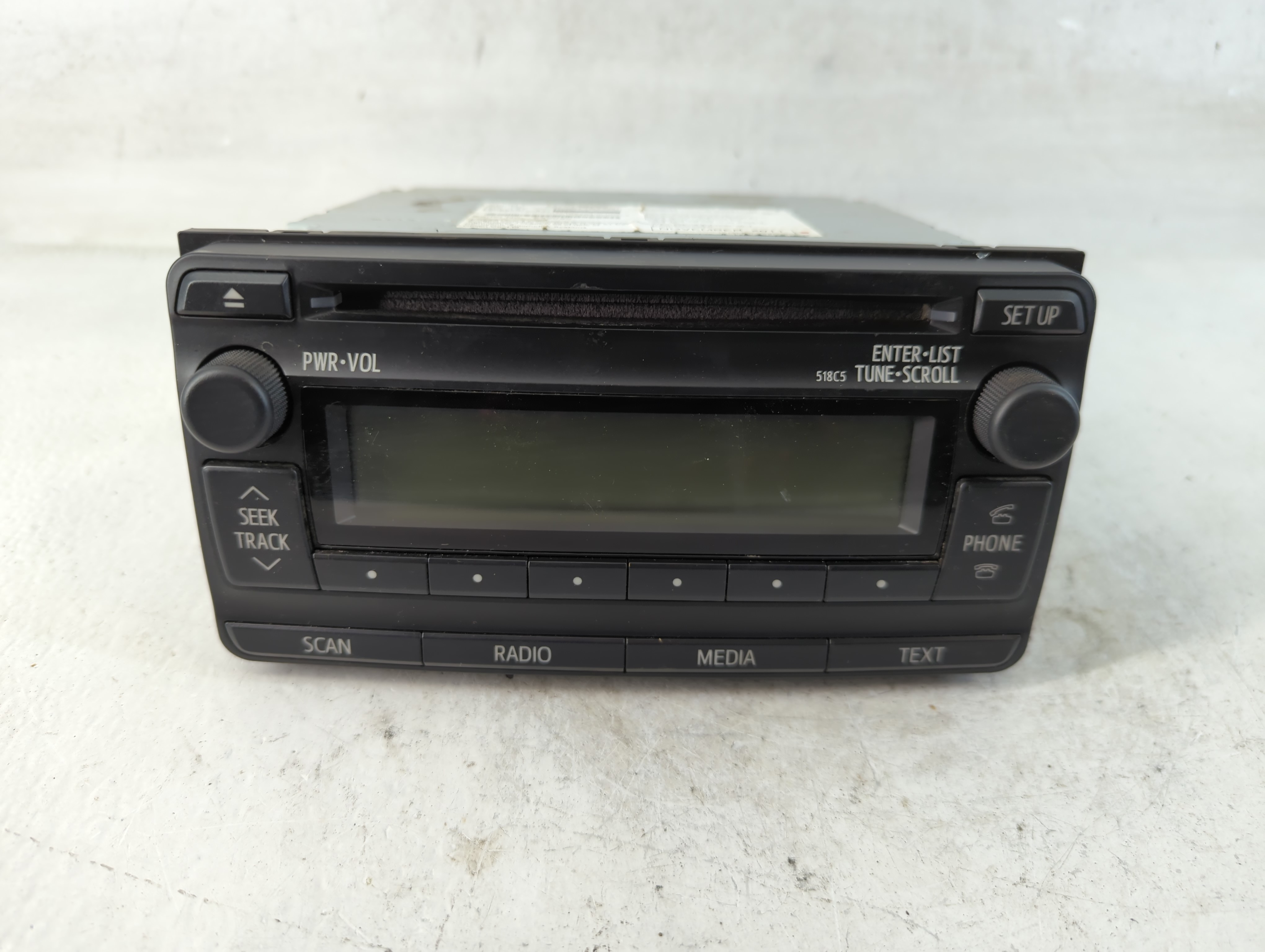 2012-2013 Toyota Corolla Am Fm Cd Player Radio Receiver 851653 - Oemusedautoparts1.com