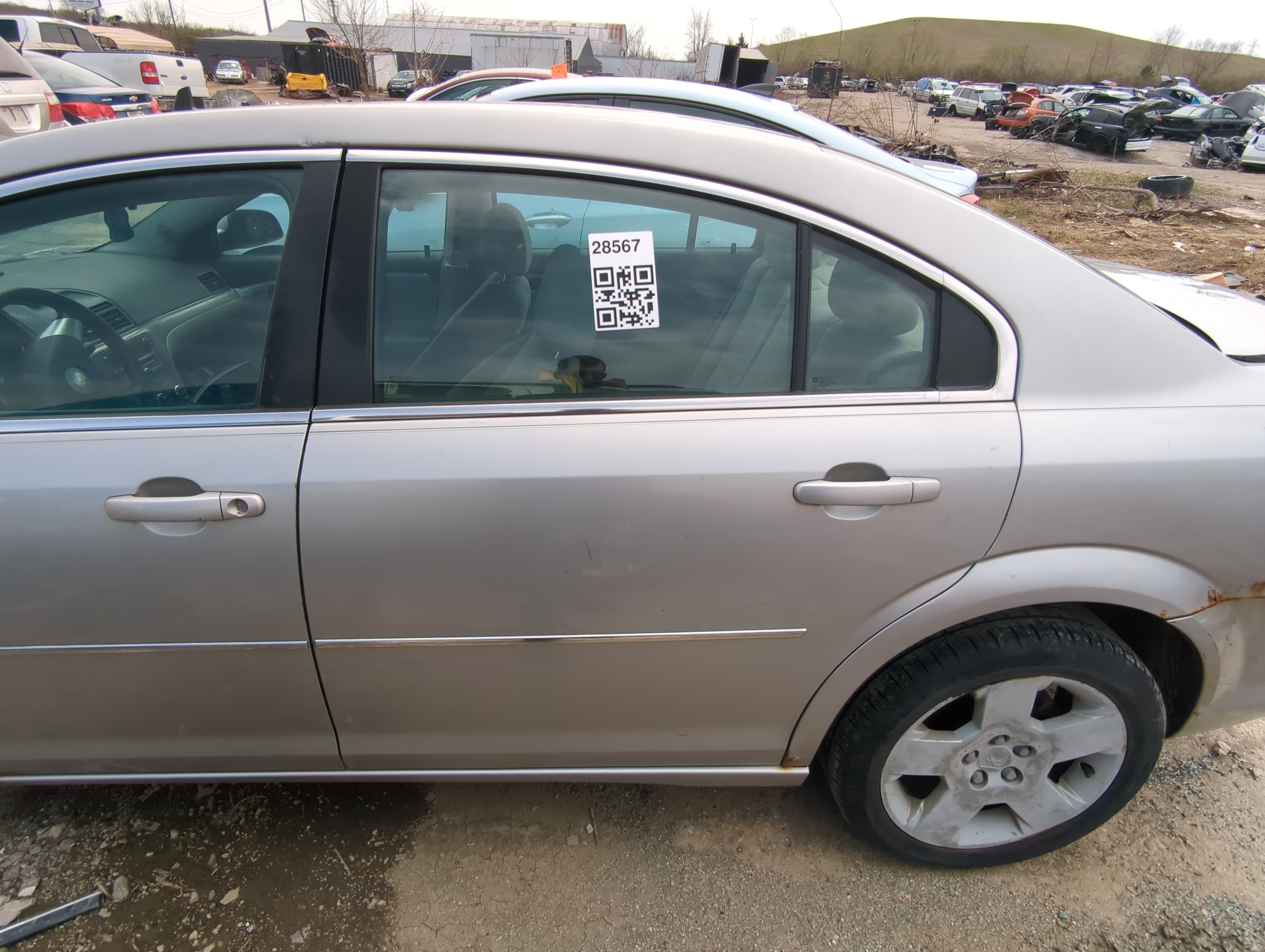 Picture of 2007-2009 Saturn Aura Driver Rear Door Oem 851744