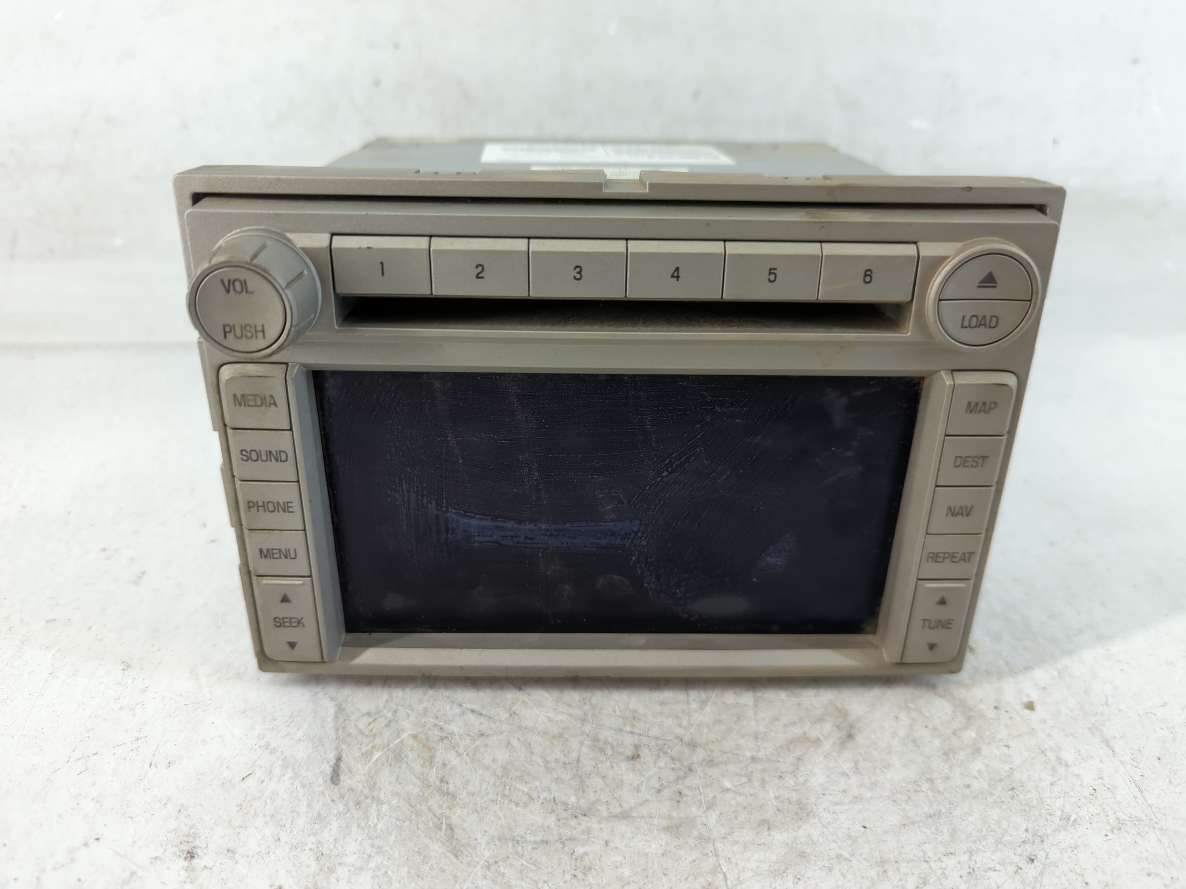 2007-2007 Lincoln Mkx Am Fm Cd Player Radio Receiver 852208 - Oemusedautoparts1.com