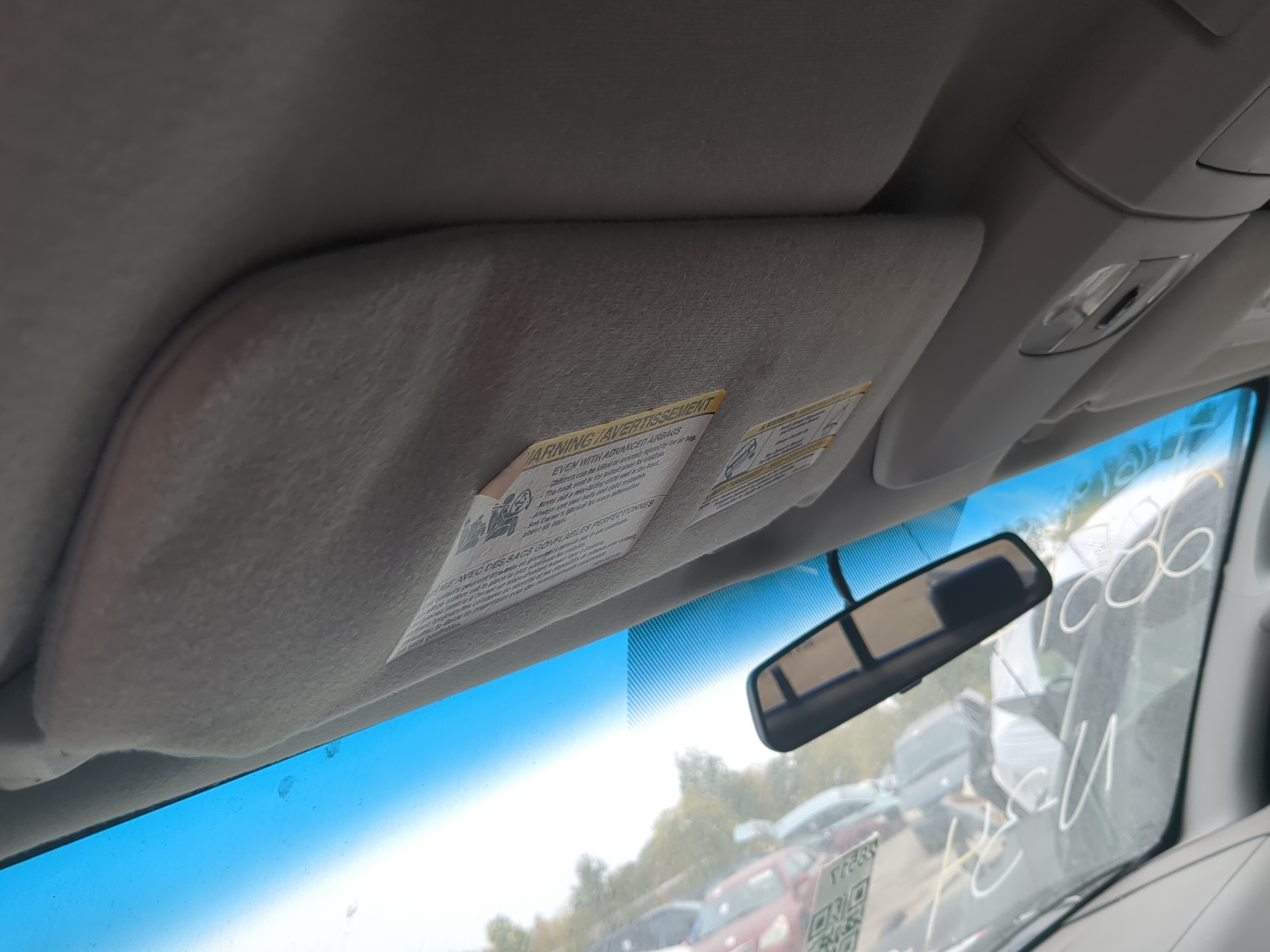 Ford Ford F150 Pickup Driver Sun Visor Mirror Left Sunvisor 852418 - Oemusedautoparts1.com