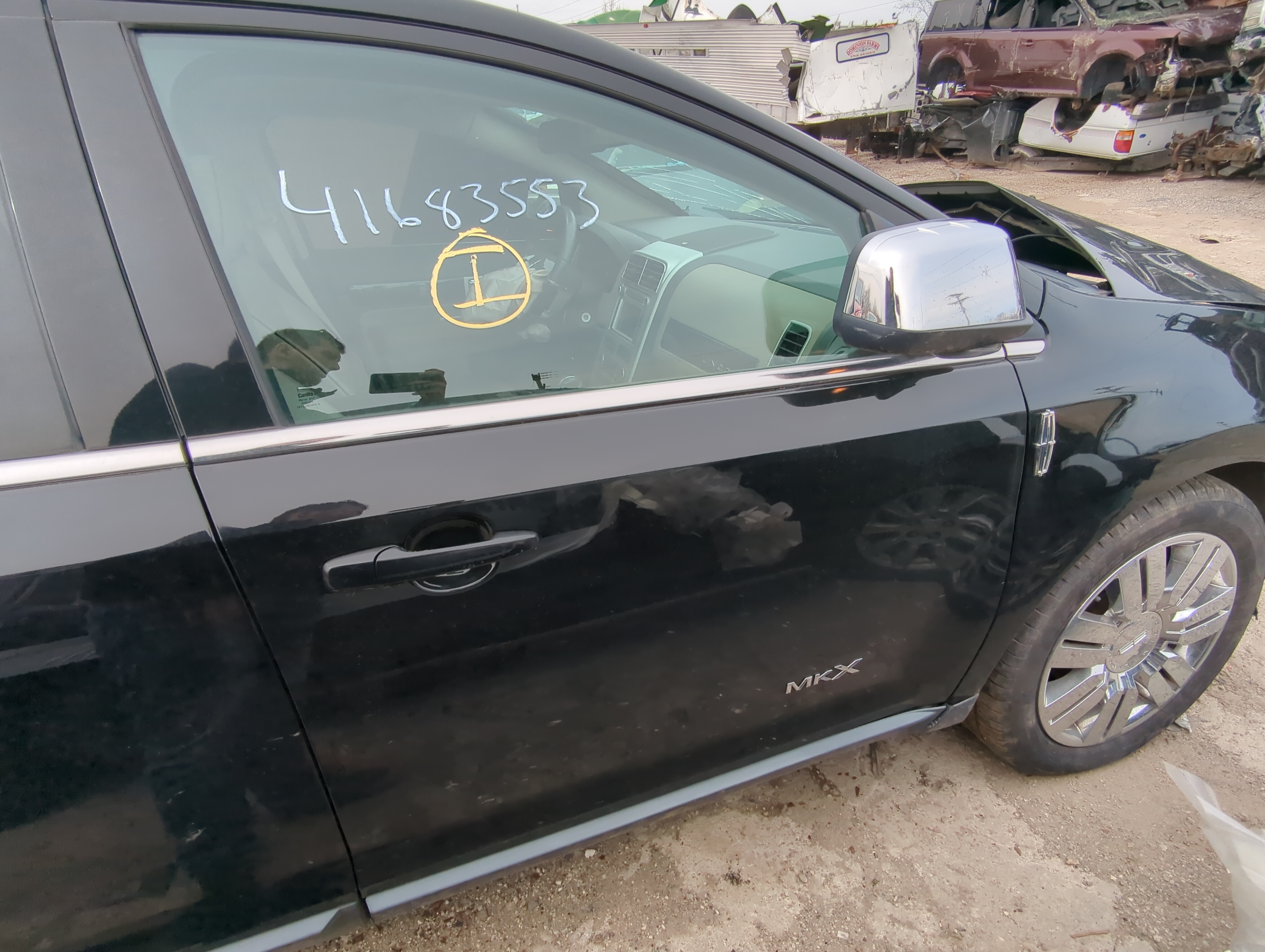 Picture of 2007-2010 Lincoln Mkx Passenger Front Door Oem 852524