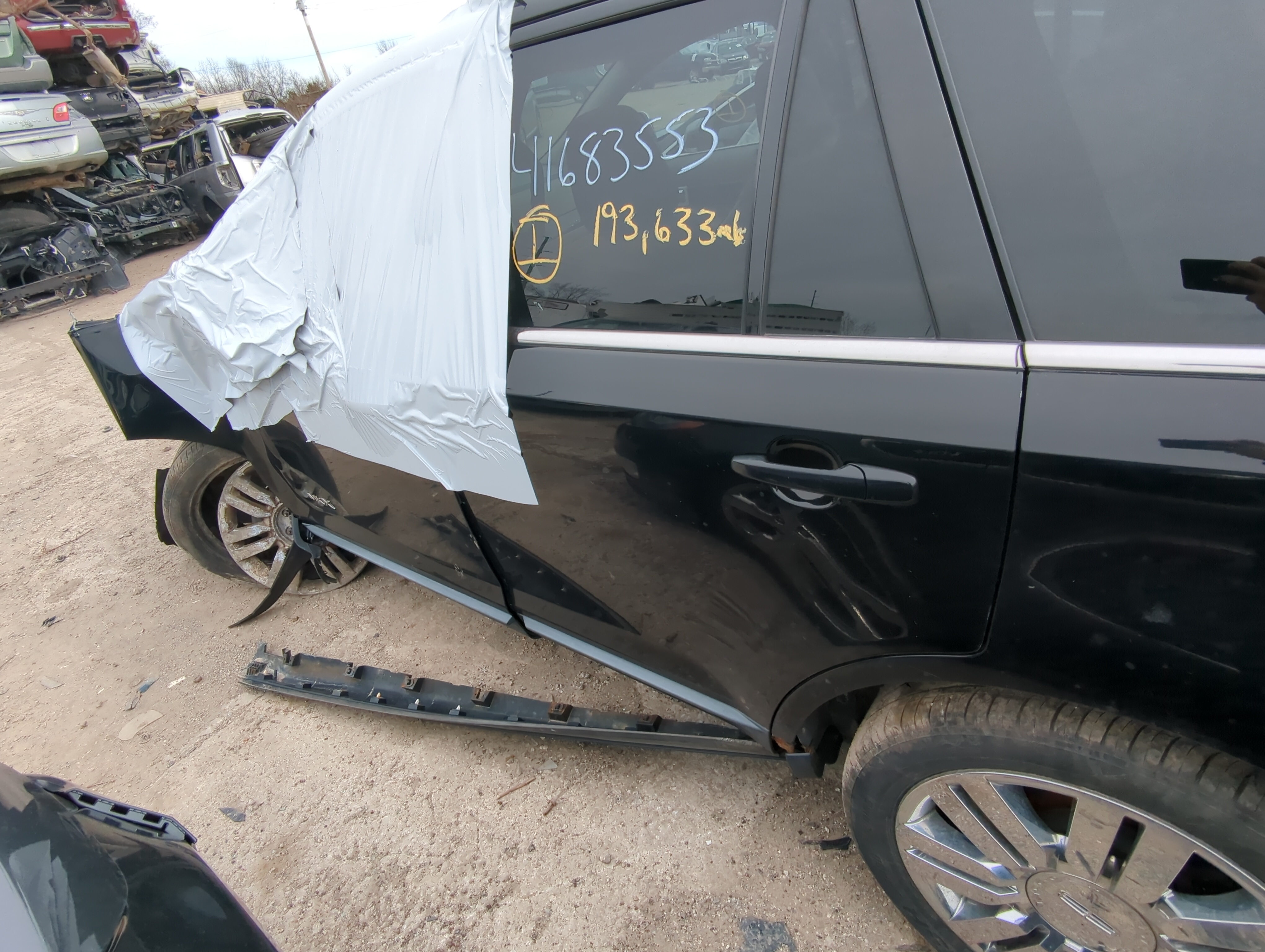 Picture of 2007-2010 Lincoln Mkx Driver Rear Door Oem 852550