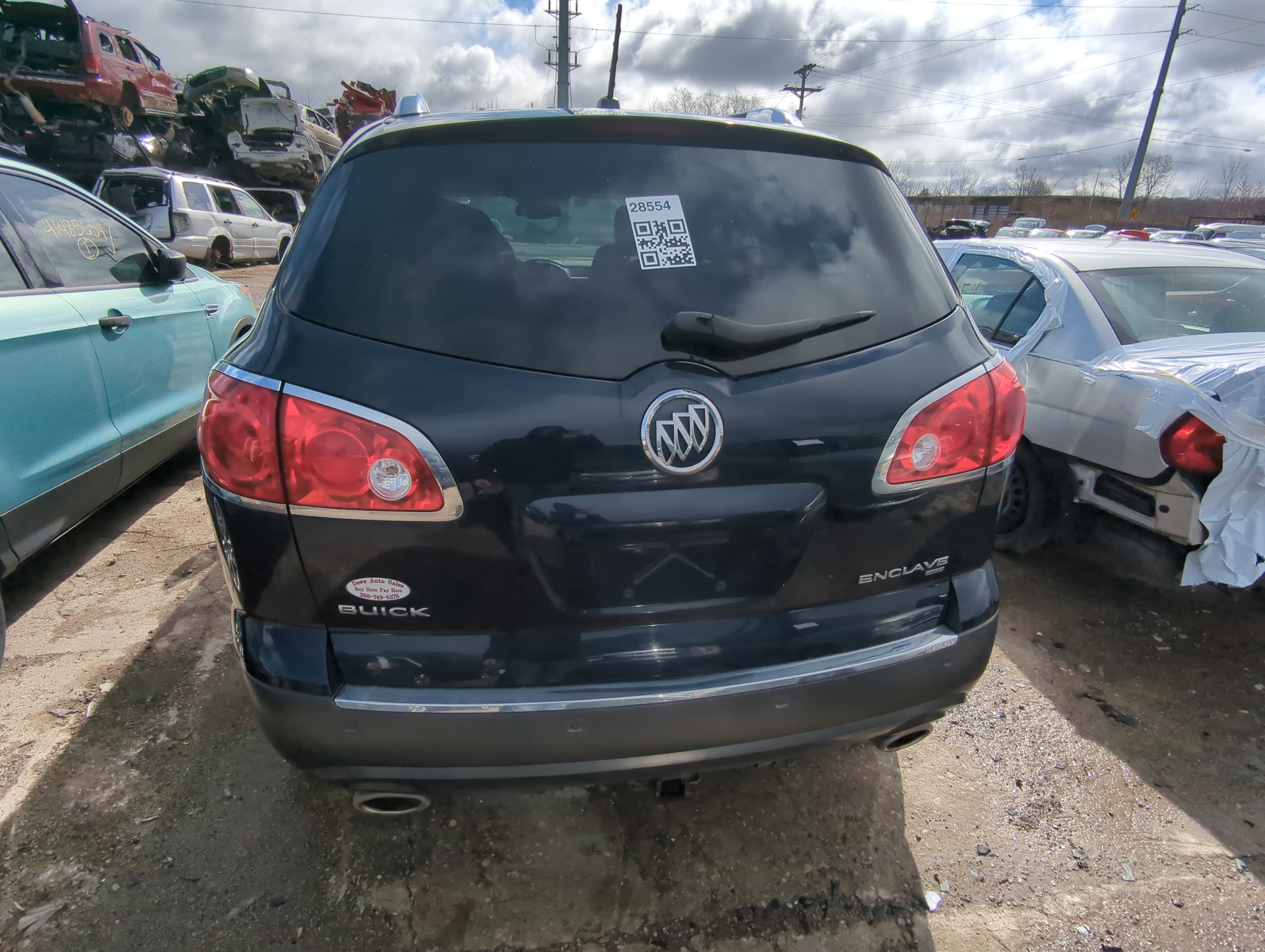 Picture of 2008-2012 Buick Enclave Rear Bumper Assembly Oem 853168