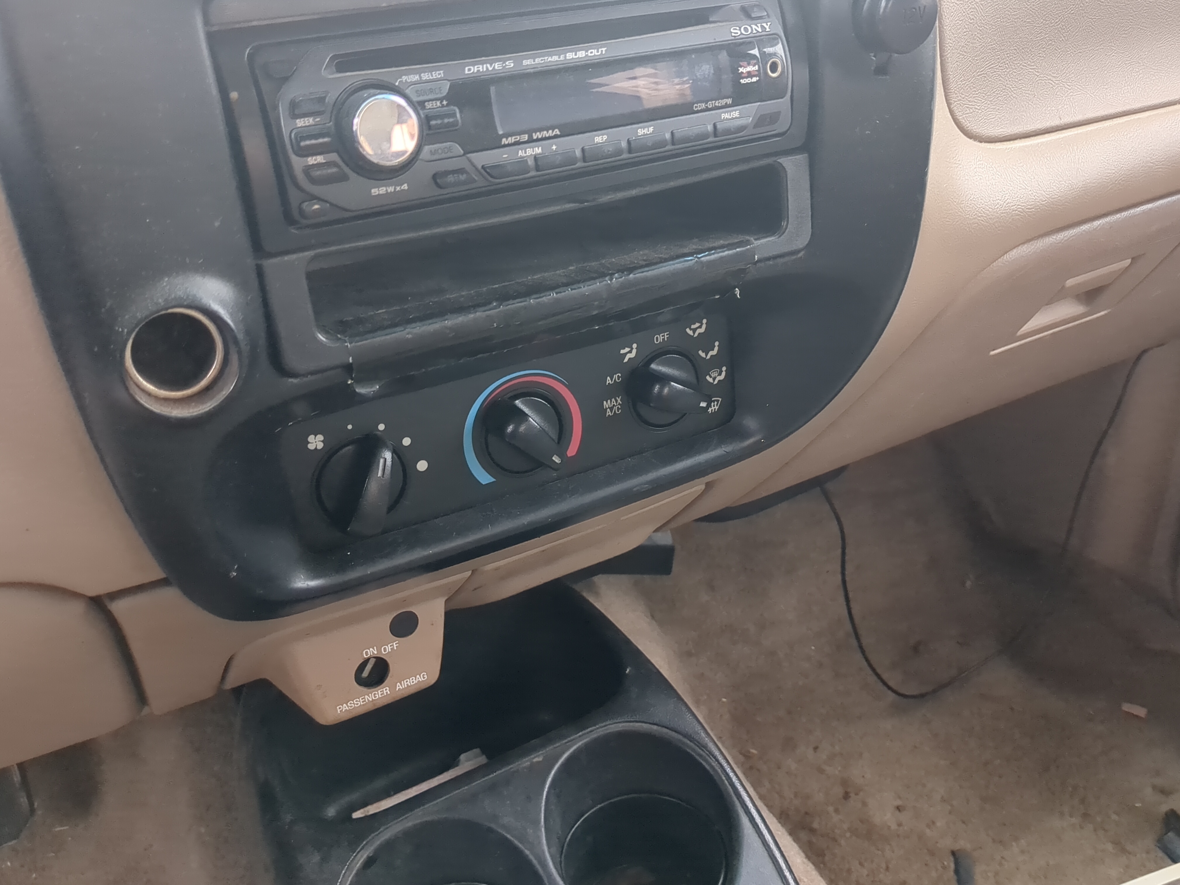 1995-1997 Ford Ranger Ac Heater Climate Control 853503 - Oemusedautoparts1.com