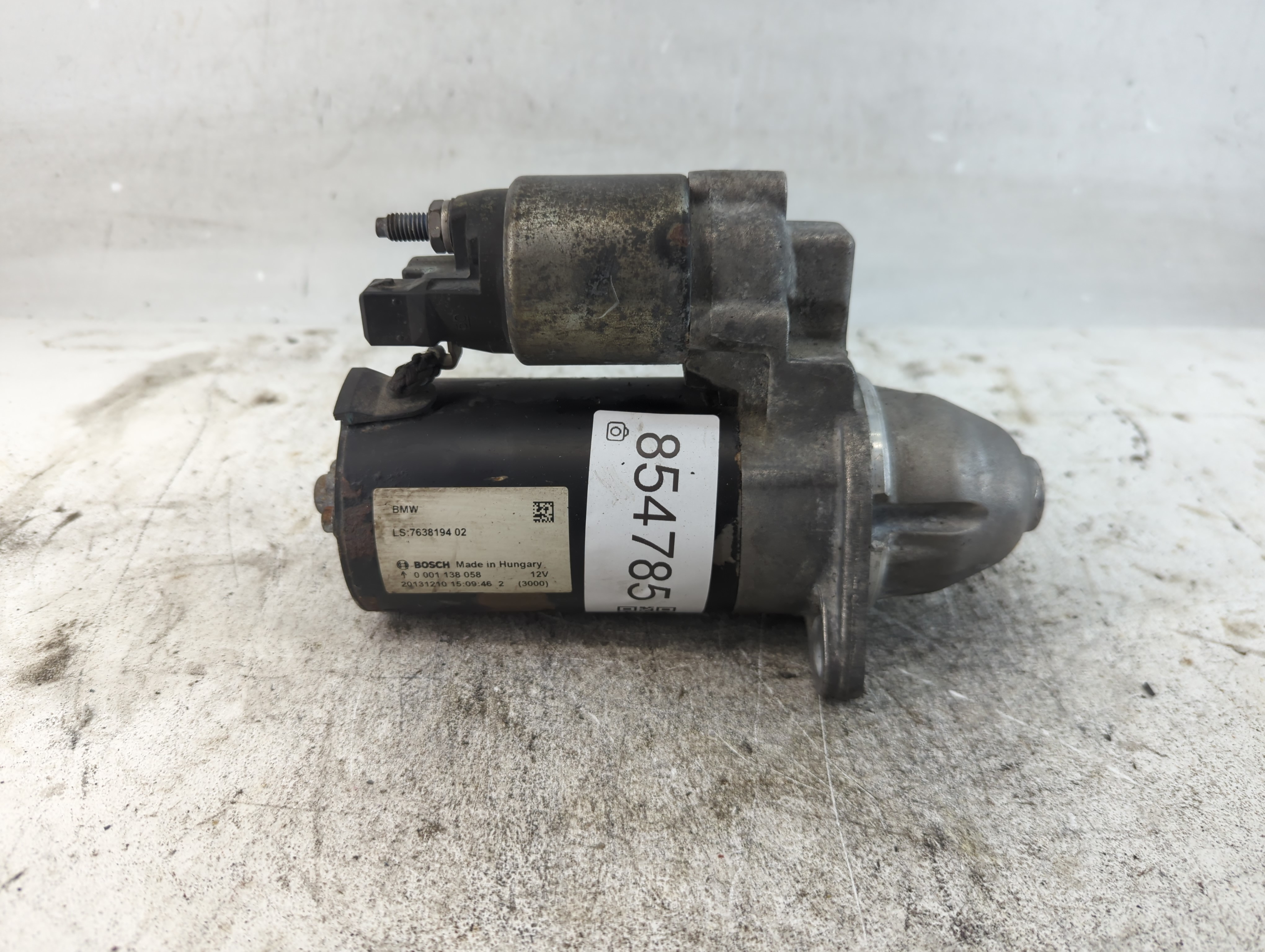 2011-2017 Bmw X3 Car Starter Motor Solenoid Oem 854785 - Oemusedautoparts1.com