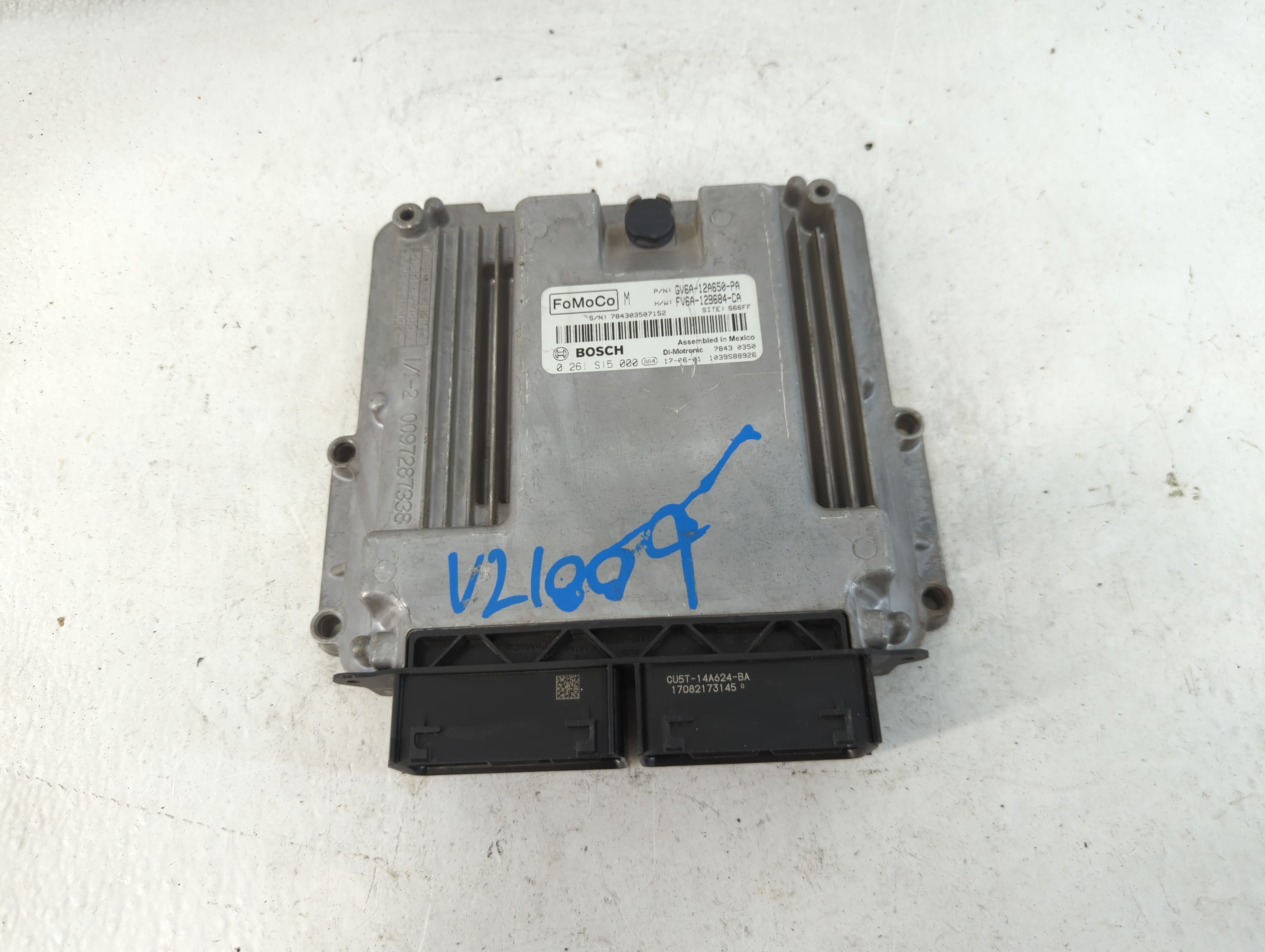 2016-2018 Ford Focus Electric Control Module Gv6a-12a650-pa 855949 - Oemusedautoparts1.com