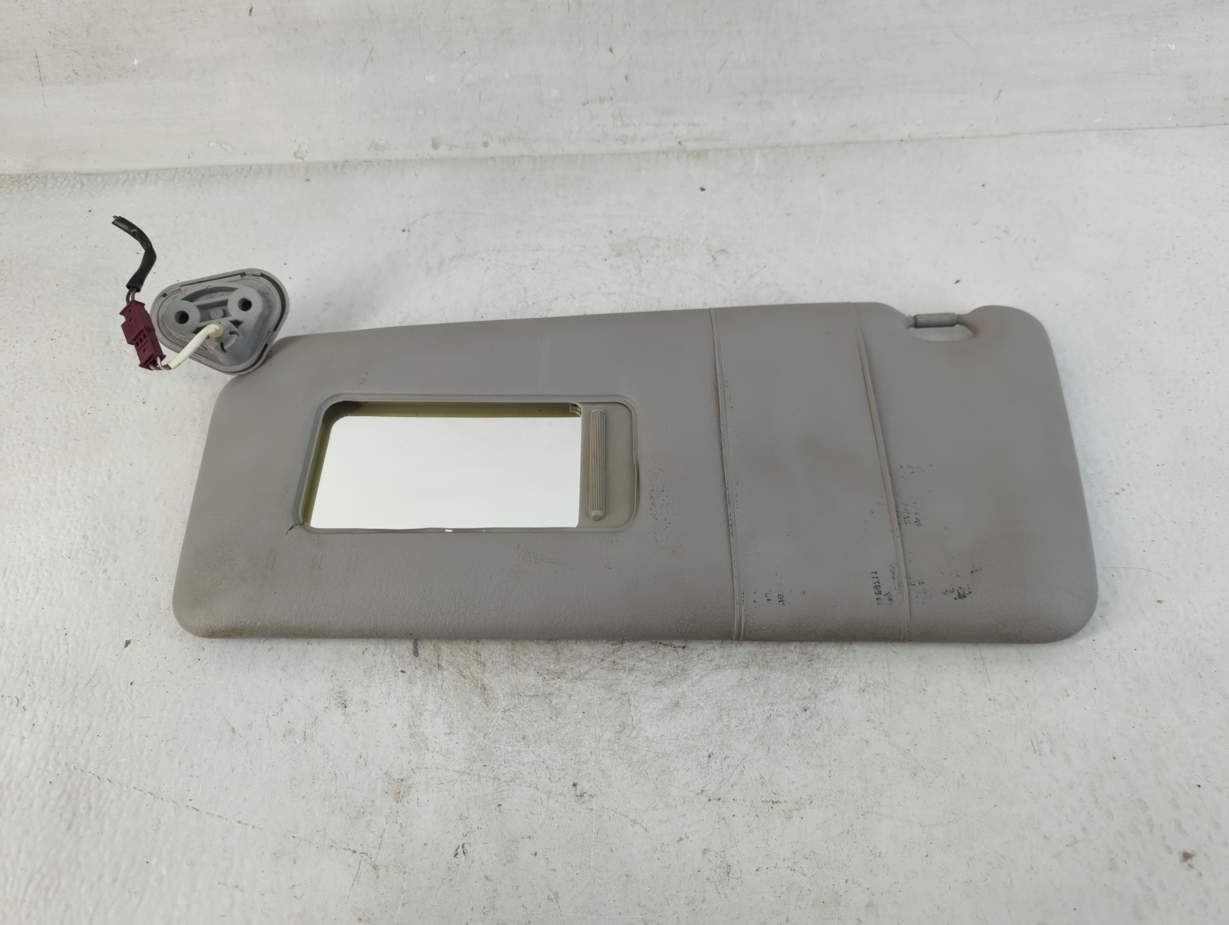 2001-2003 Bmw 530i Driver Sun Visor Mirror Left Sunvisor Grey 856135 - Oemusedautoparts1.com