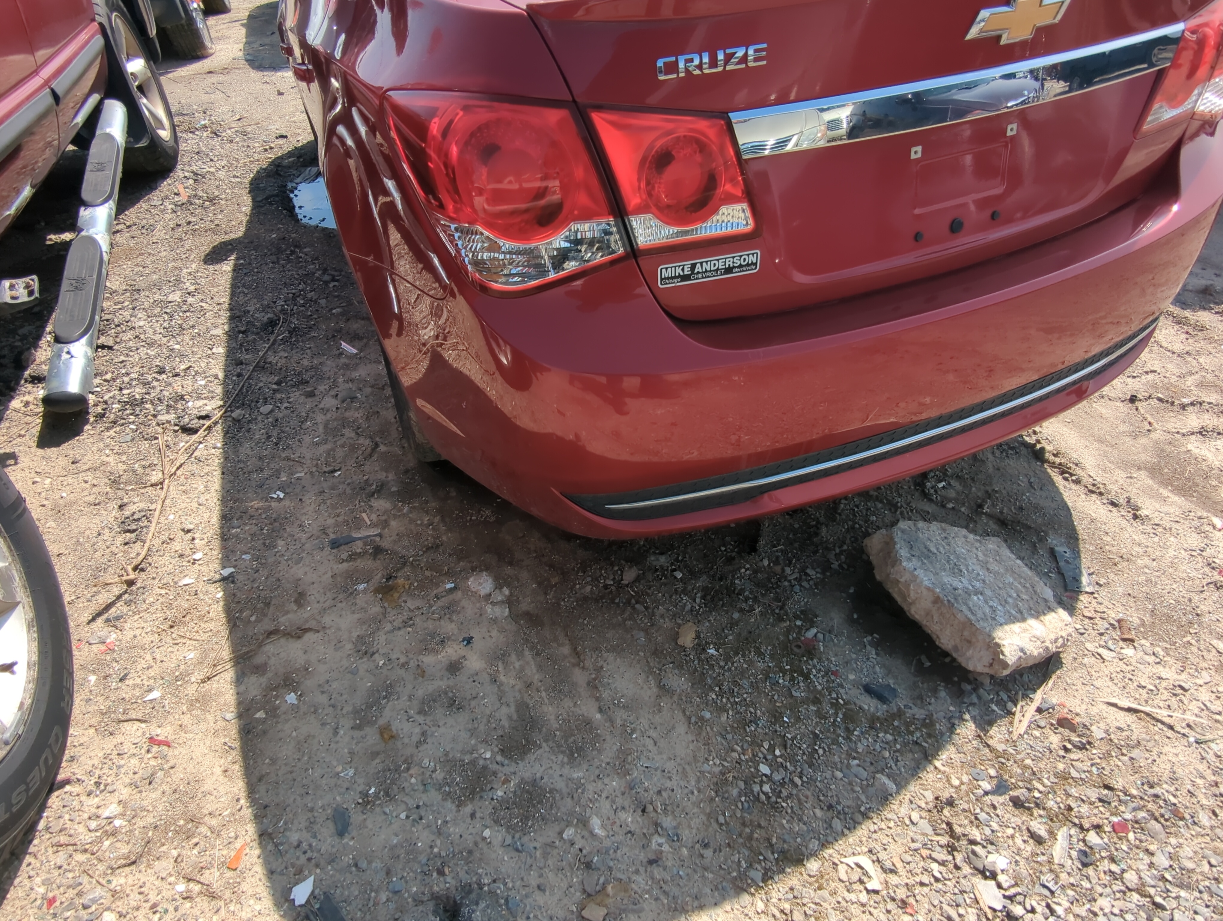 2011-2016 Chevrolet Cruze Rear Bumper Assembly Oem 856705 - Oemusedautoparts1.com