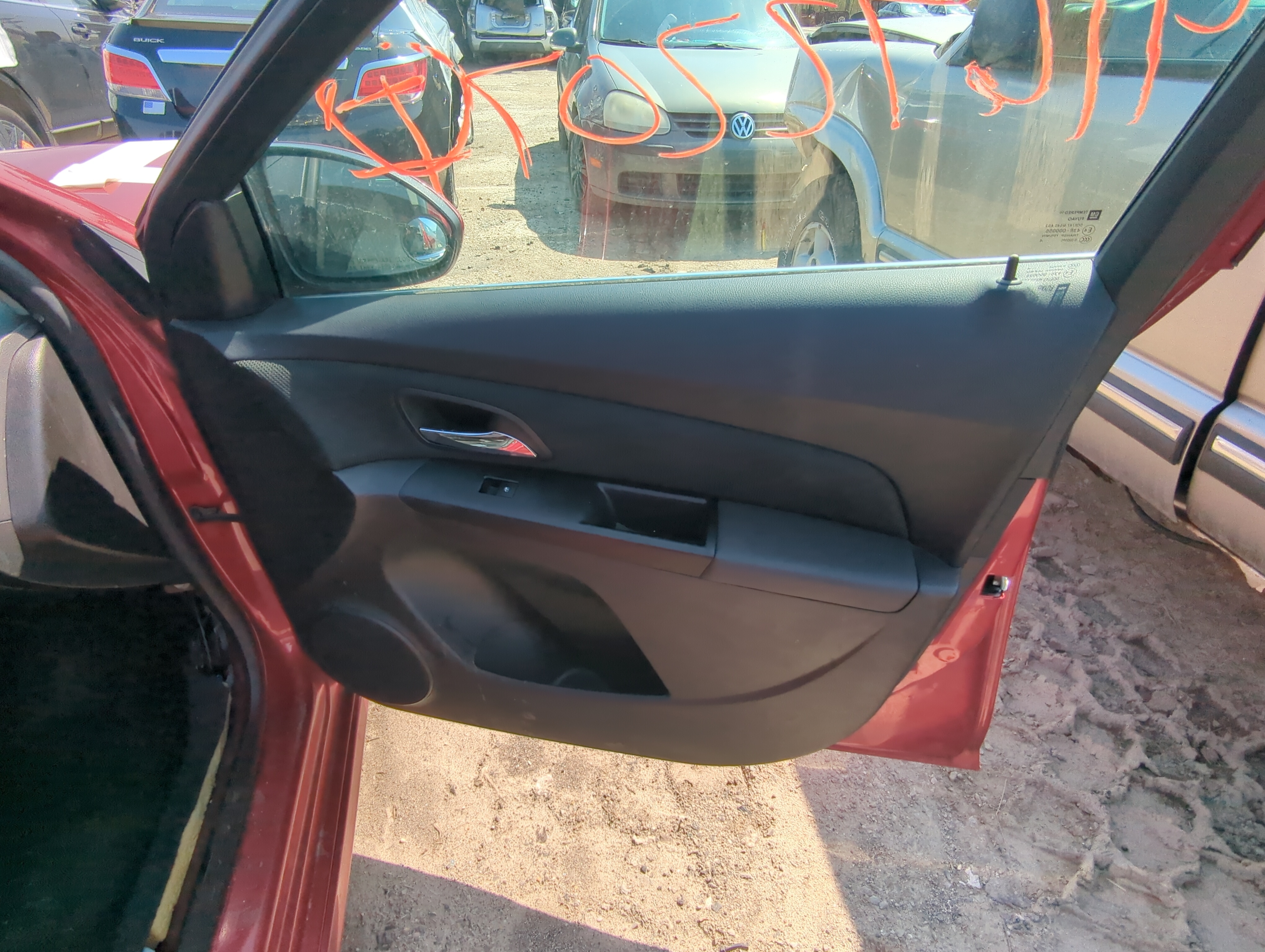 Picture of 2014 Chevrolet Cruze Front Right Passenger Interior Door Panel Trim 856766