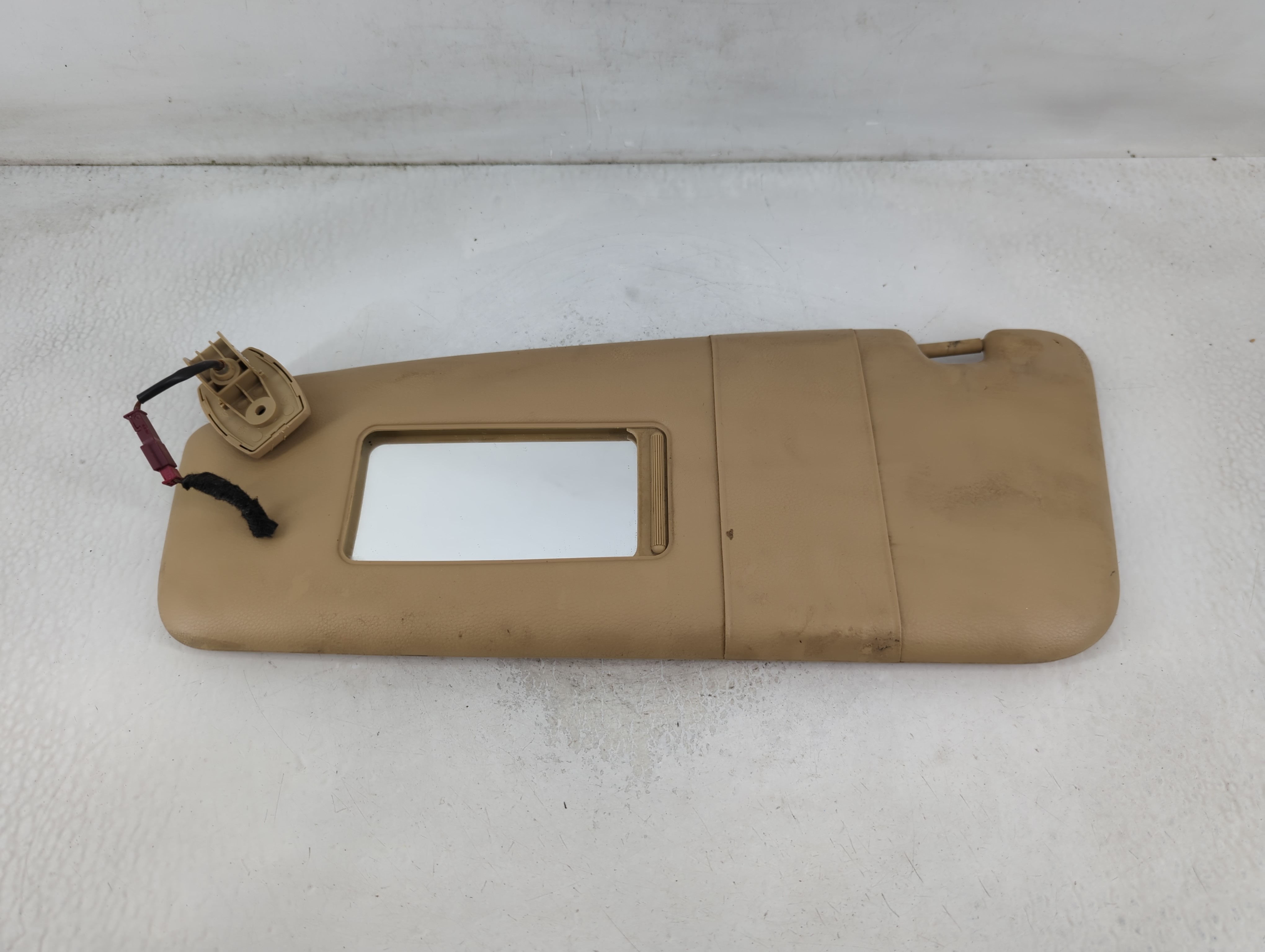 Picture of 2004-2007 Bmw 530i Driver Sun Visor Mirror Left Sunvisor Tan 858081