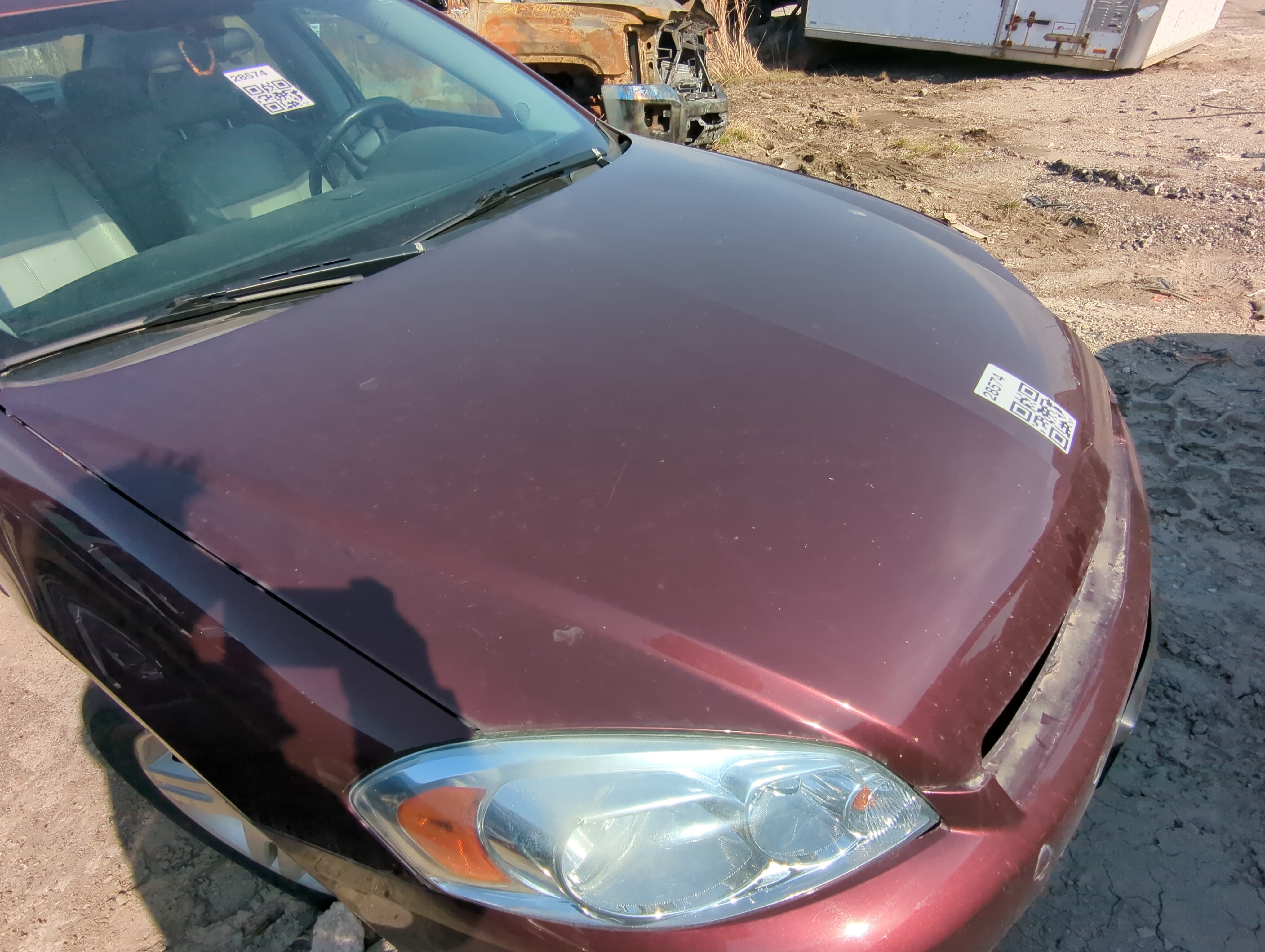 2007 Chevrolet Impala Hood Oem 858848 - Oemusedautoparts1.com