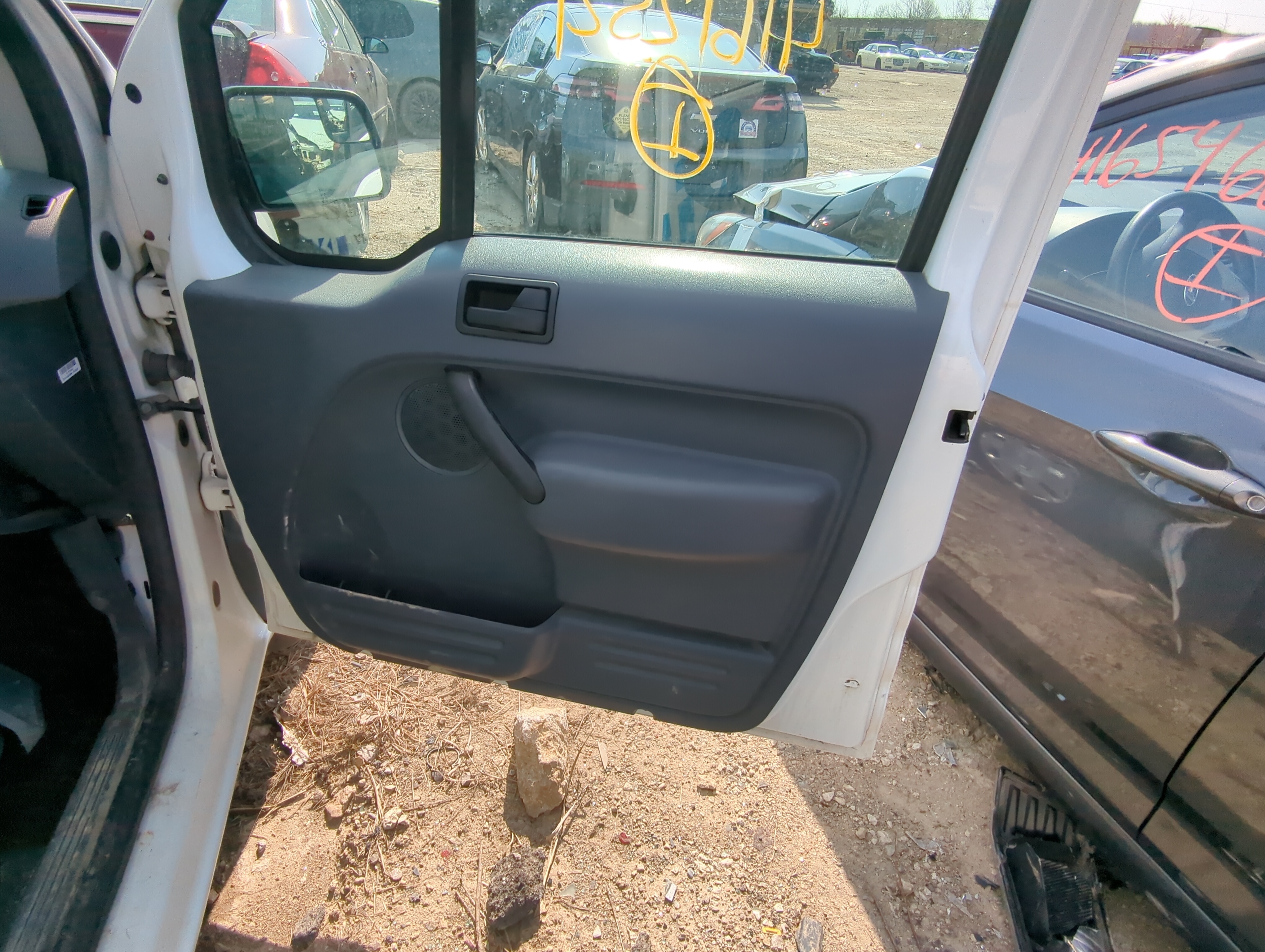 Picture of 2012 Ford Transit Connect Front Right Passenger Interior Door Panel Trim 858983