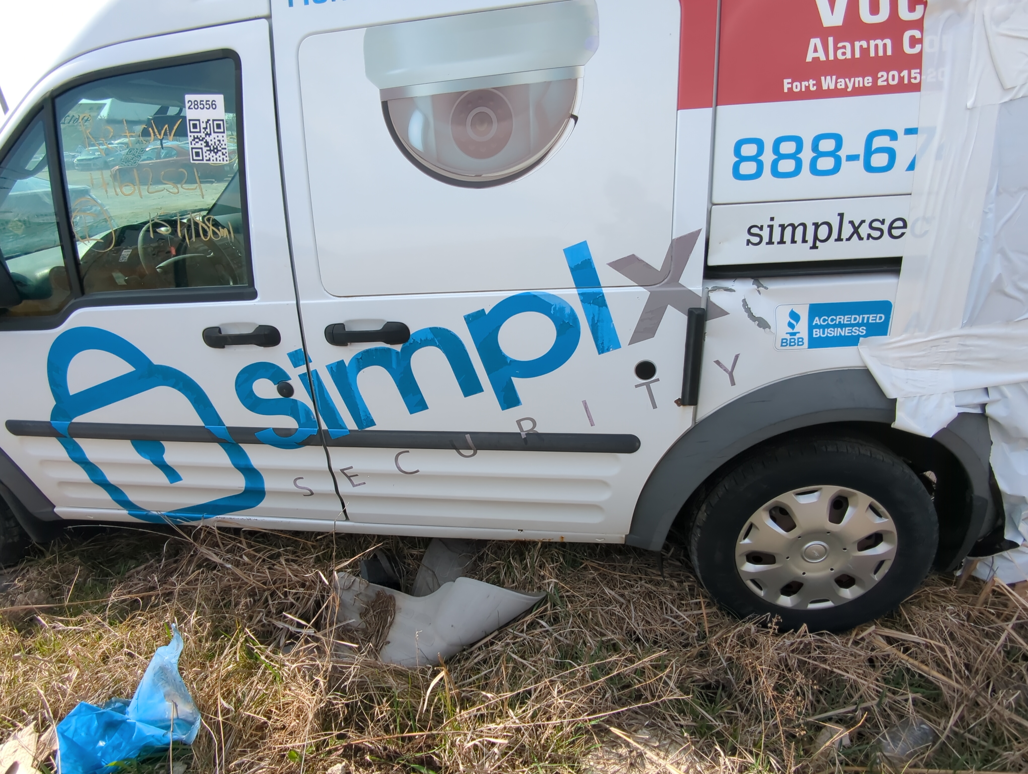 Picture of 2010-2013 Ford Transit Connect Driver Rear Door Oem 859011
