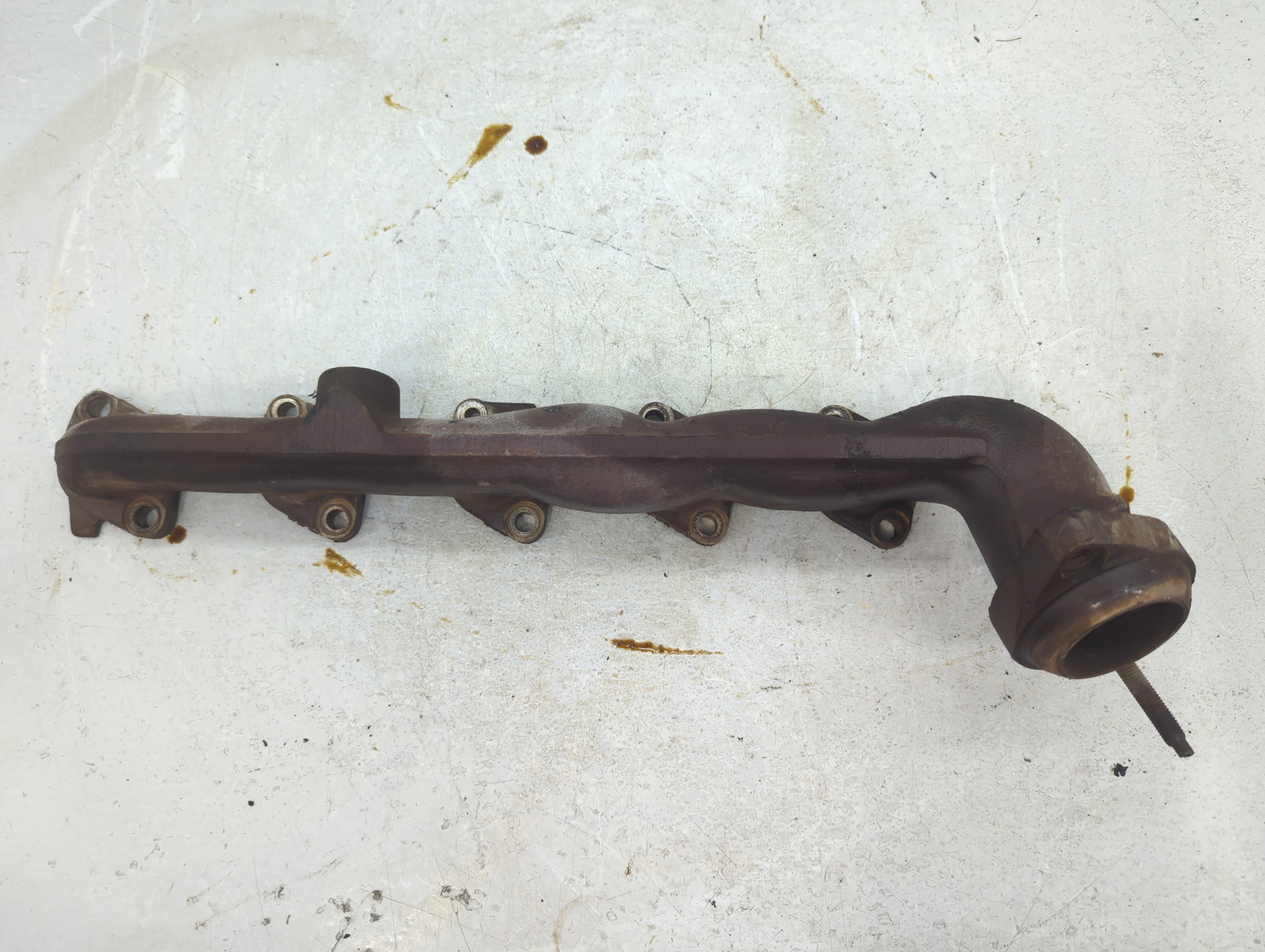 2000 Ford E-350 Super Duty Turbocharger Exhaust Manifold With Turbo Charger 859191 - Oemusedautoparts1.com