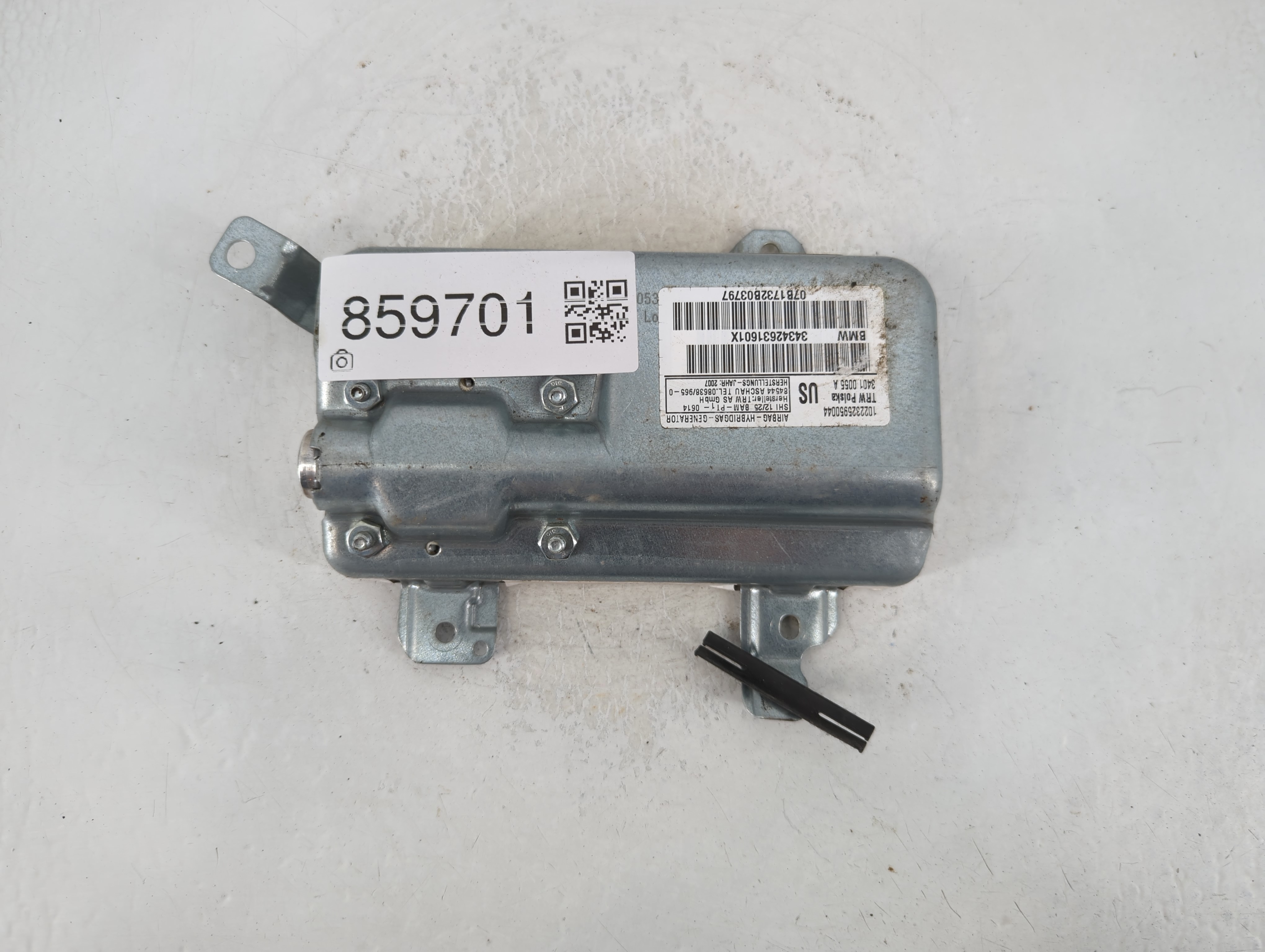 2007-2010 Bmw X3 Air Bag Passenger Right Dashboard Oem 859701 - Oemusedautoparts1.com