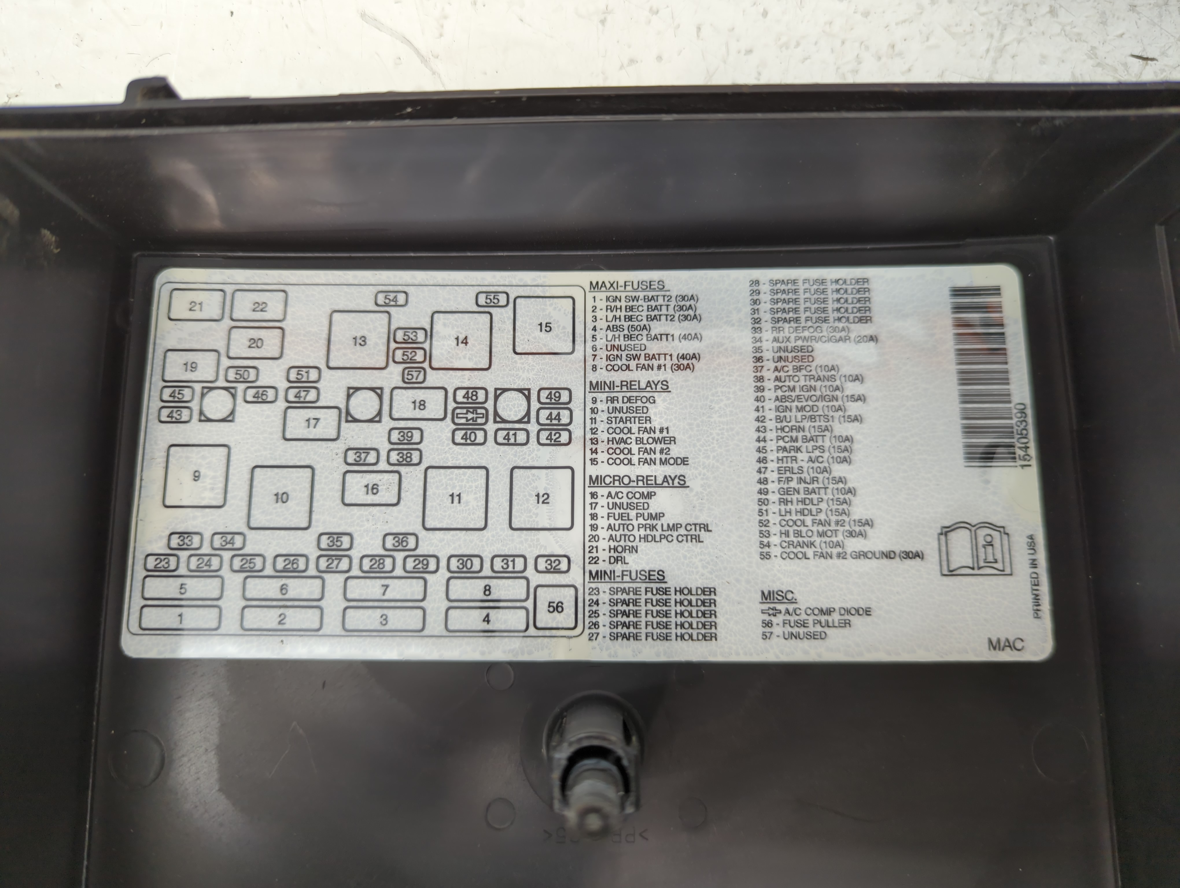 Picture of 2003-2005 Pontiac Grand Am Fusebox Fuse Box Relay Module 870049