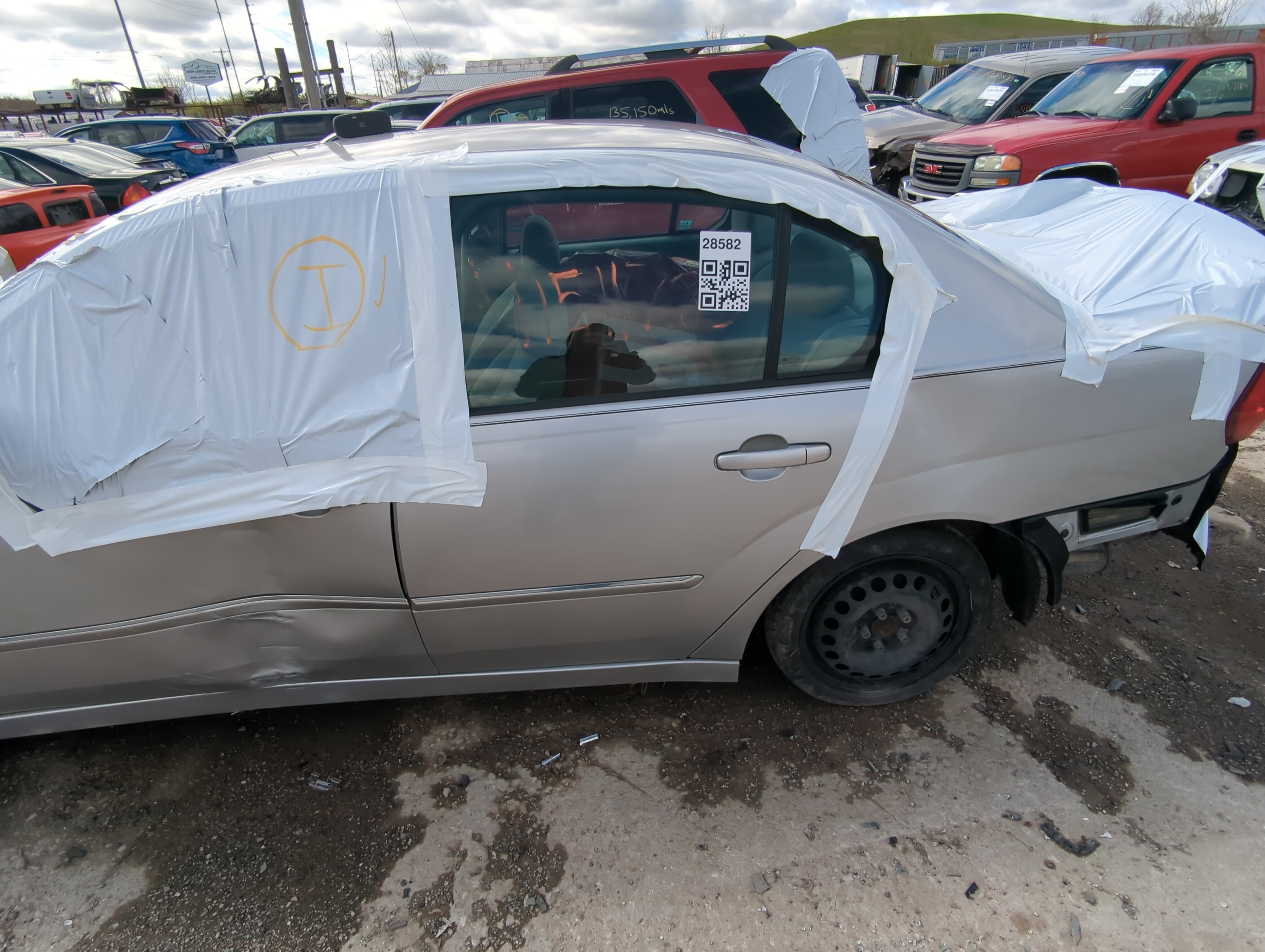 2006-2008 Chevrolet Malibu Driver Rear Door Oem 873986 - Oemusedautoparts1.com