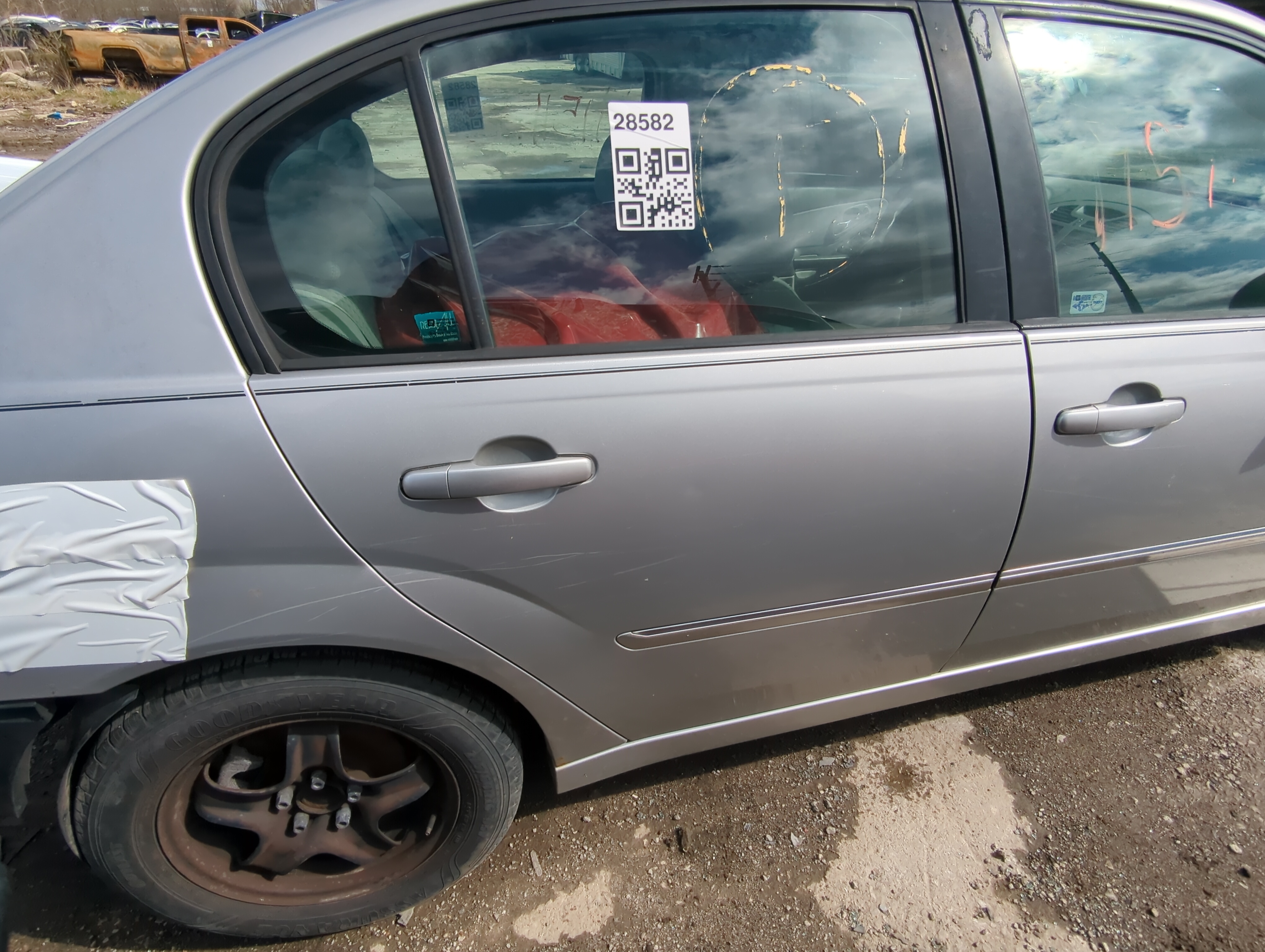 2006-2008 Chevrolet Malibu Passenger Rear Door Oem 873987 - Oemusedautoparts1.com