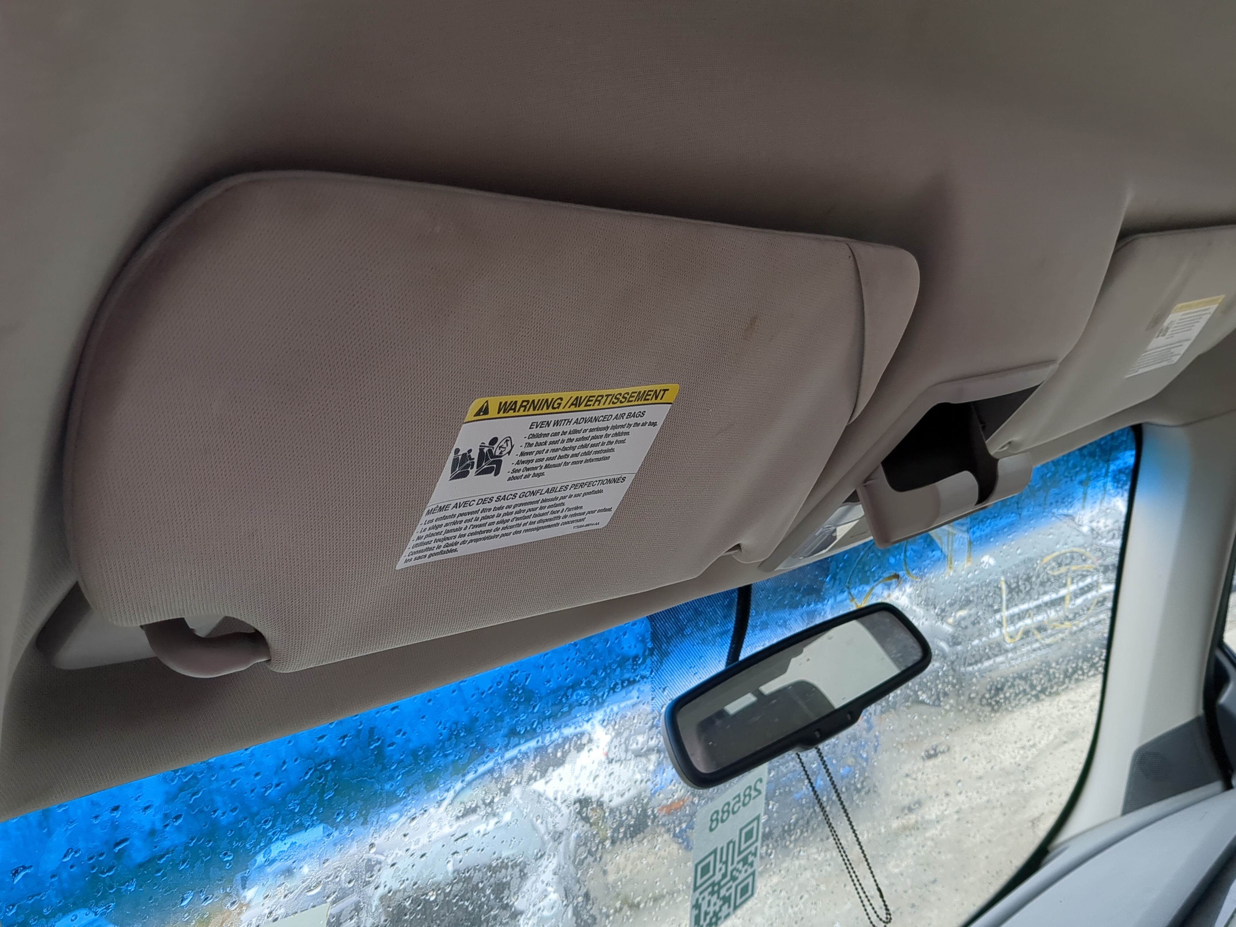 2009-2012 Ford Flex Driver Sun Visor Mirror Left Sunvisor 874115 - Oemusedautoparts1.com