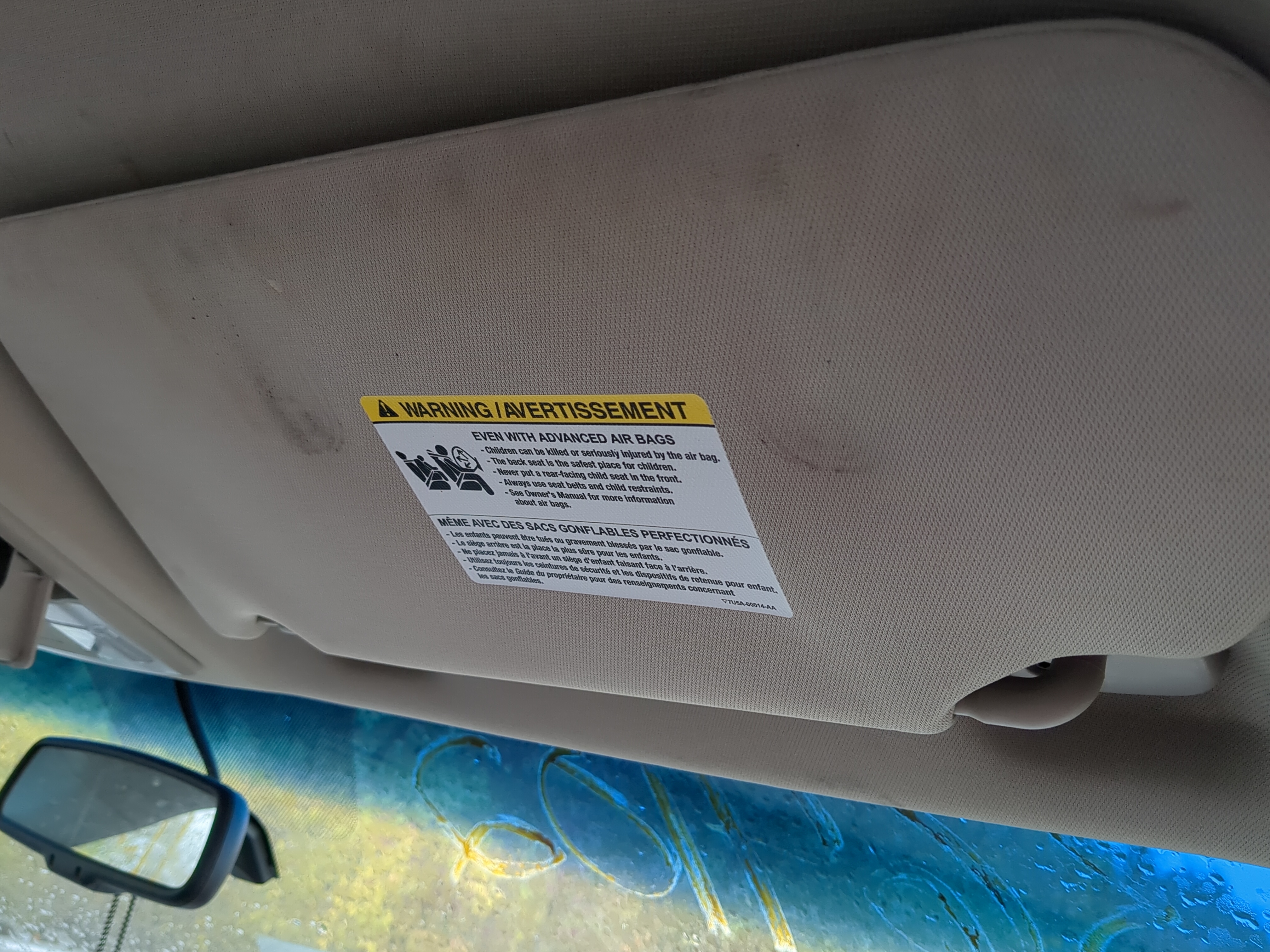 2009-2012 Ford Flex Passenger Sun Visor Mirror Right Sunvisor 874116 - Oemusedautoparts1.com