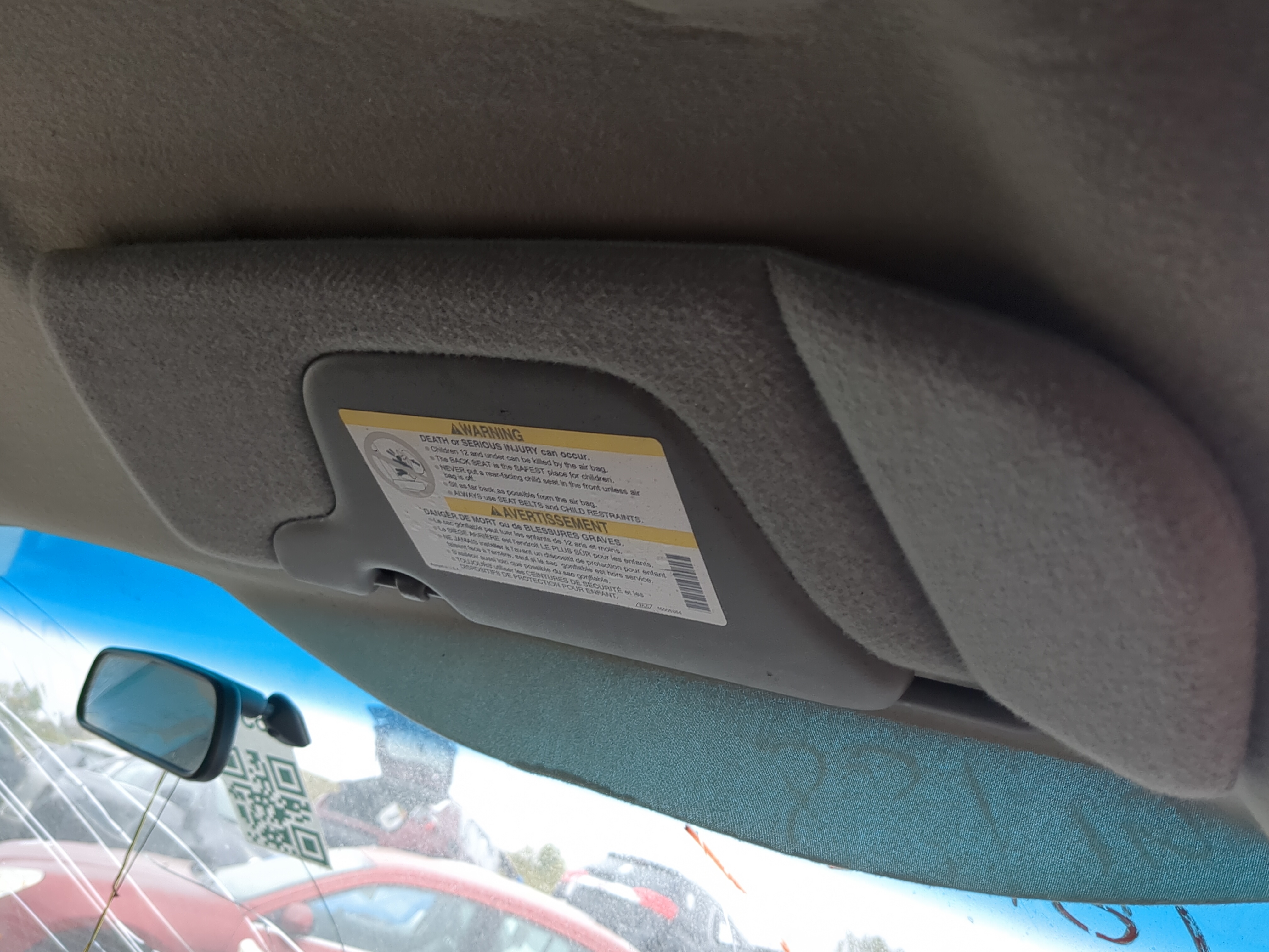 Picture of Chevrolet Silverado 1500 Pickup Passenger Sun Visor Mirror Right Sunvisor 874254