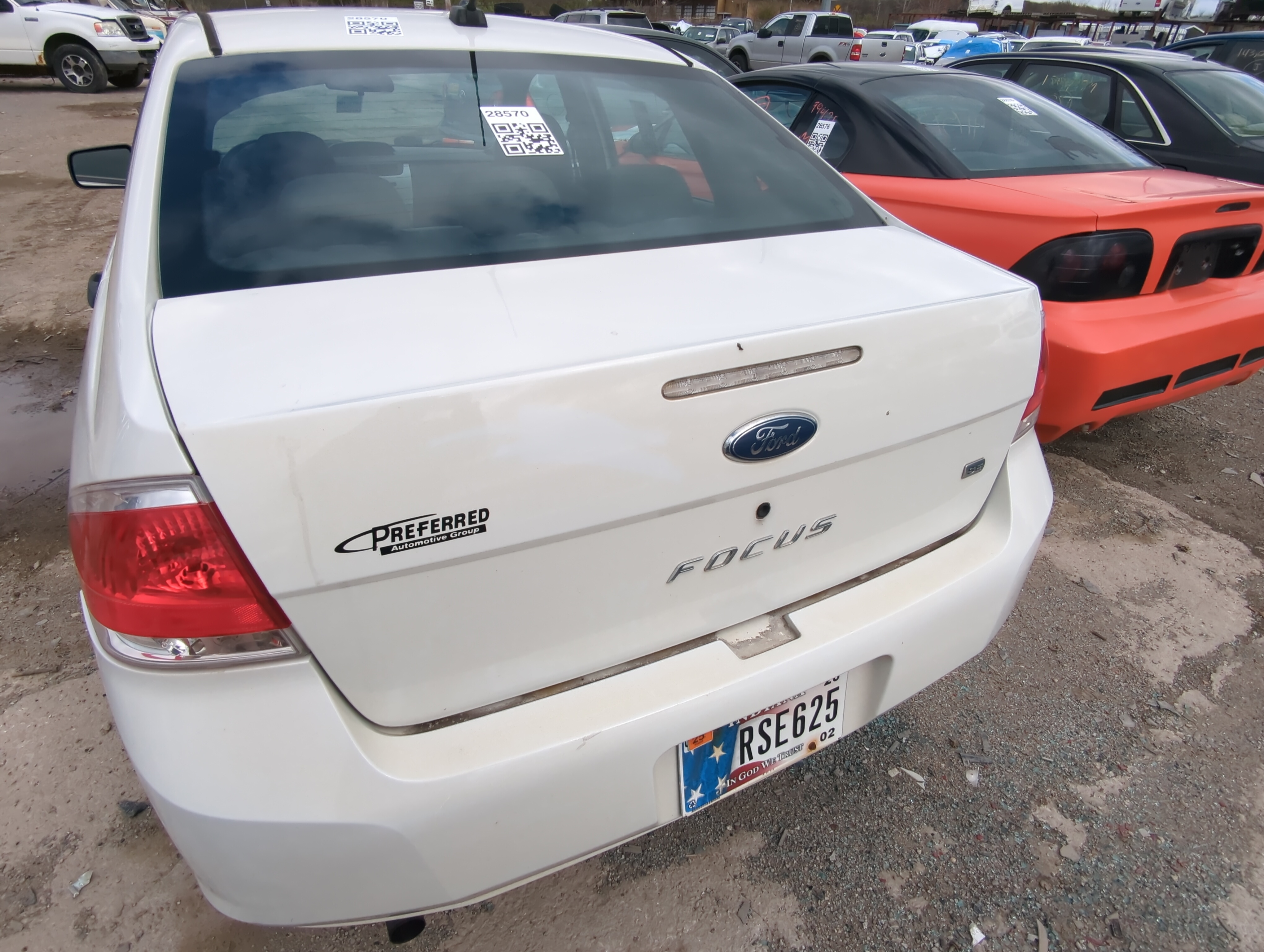 2008-2009 Ford Focus Trunk/decklid/hatch/tailgate Oem 874626 - Oemusedautoparts1.com
