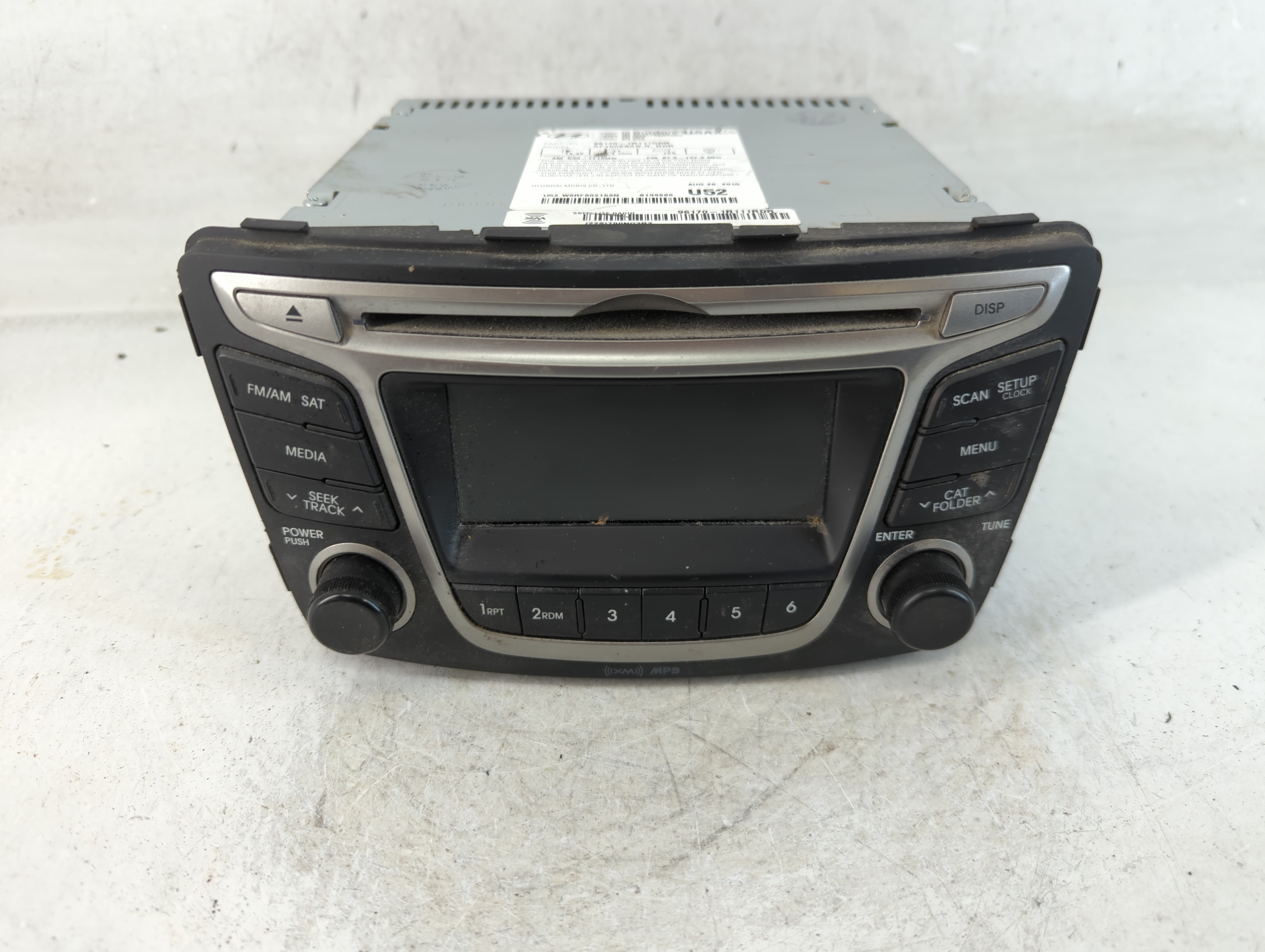 2015-2017 Hyundai Accent Am Fm Cd Player Radio Receiver 875353 - Oemusedautoparts1.com