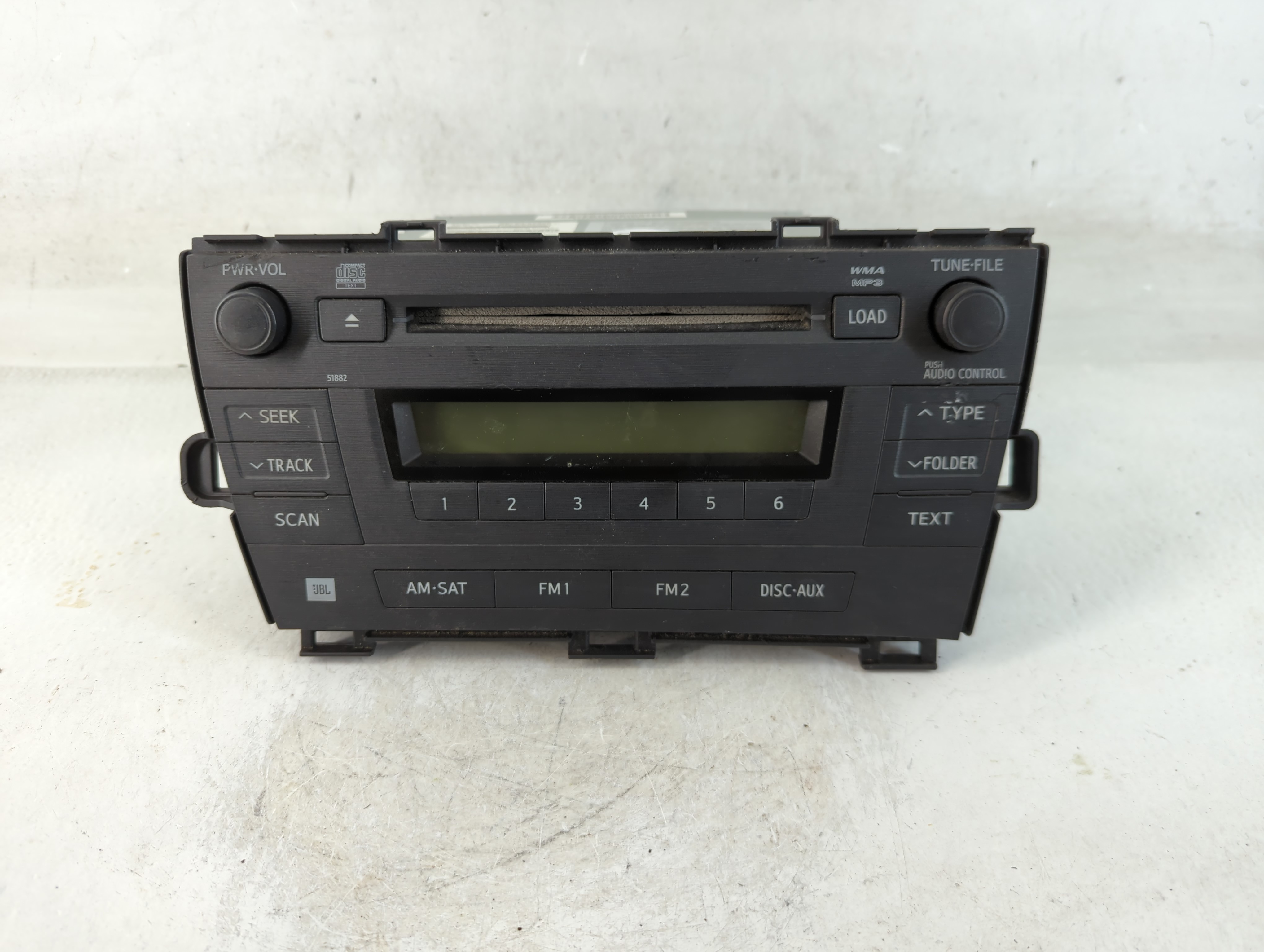 2010-2011 Toyota Prius Am Fm Cd Player Radio Receiver 875410 - Oemusedautoparts1.com